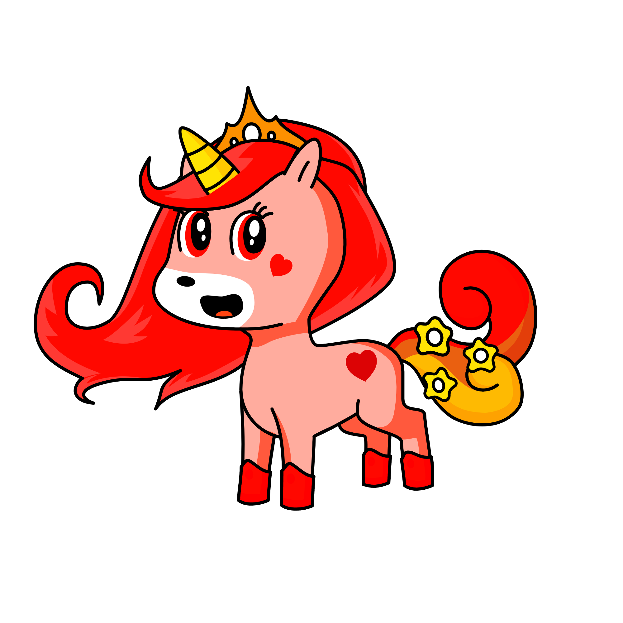 Princess sunny , the unicorn