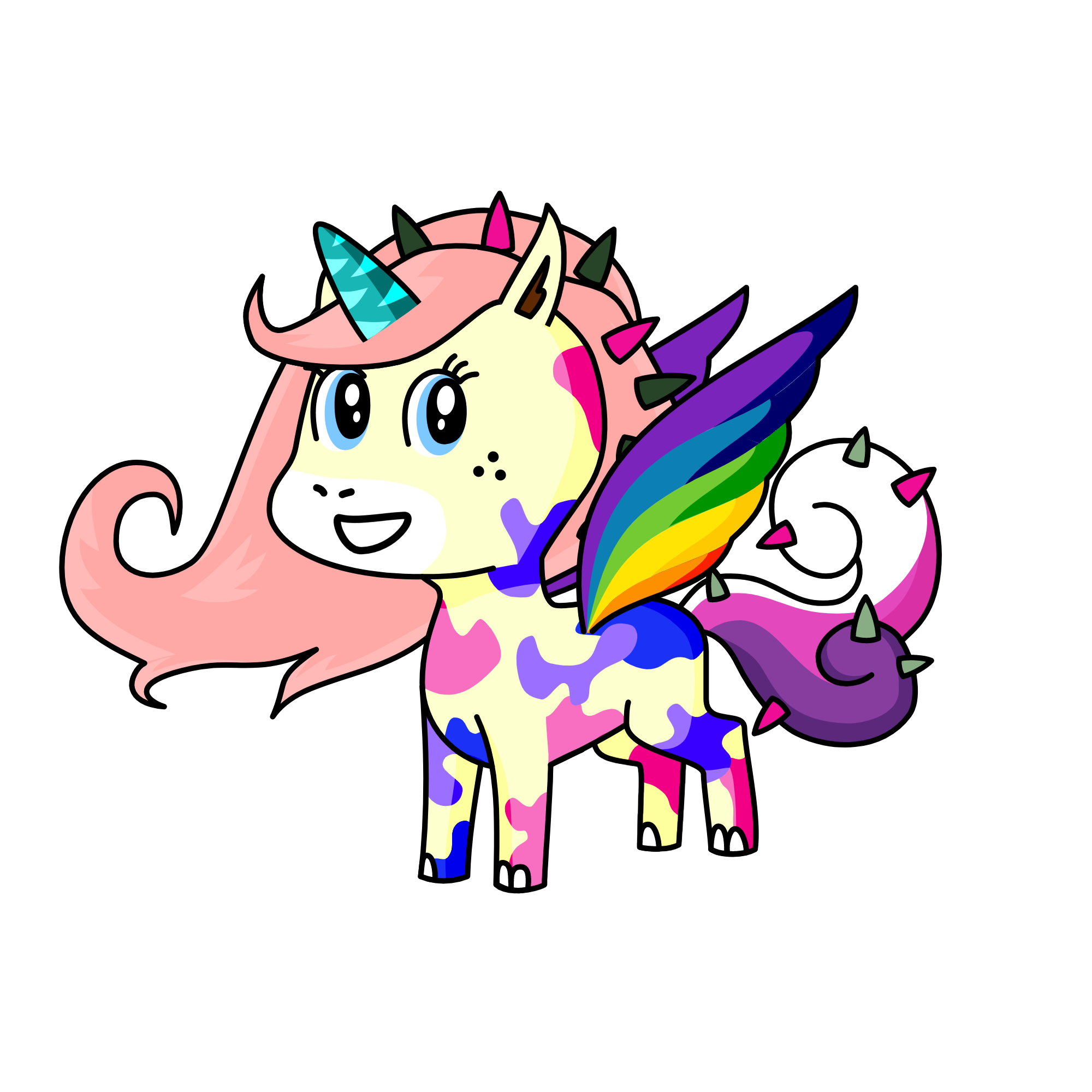 ice cream sundae, the unicorn