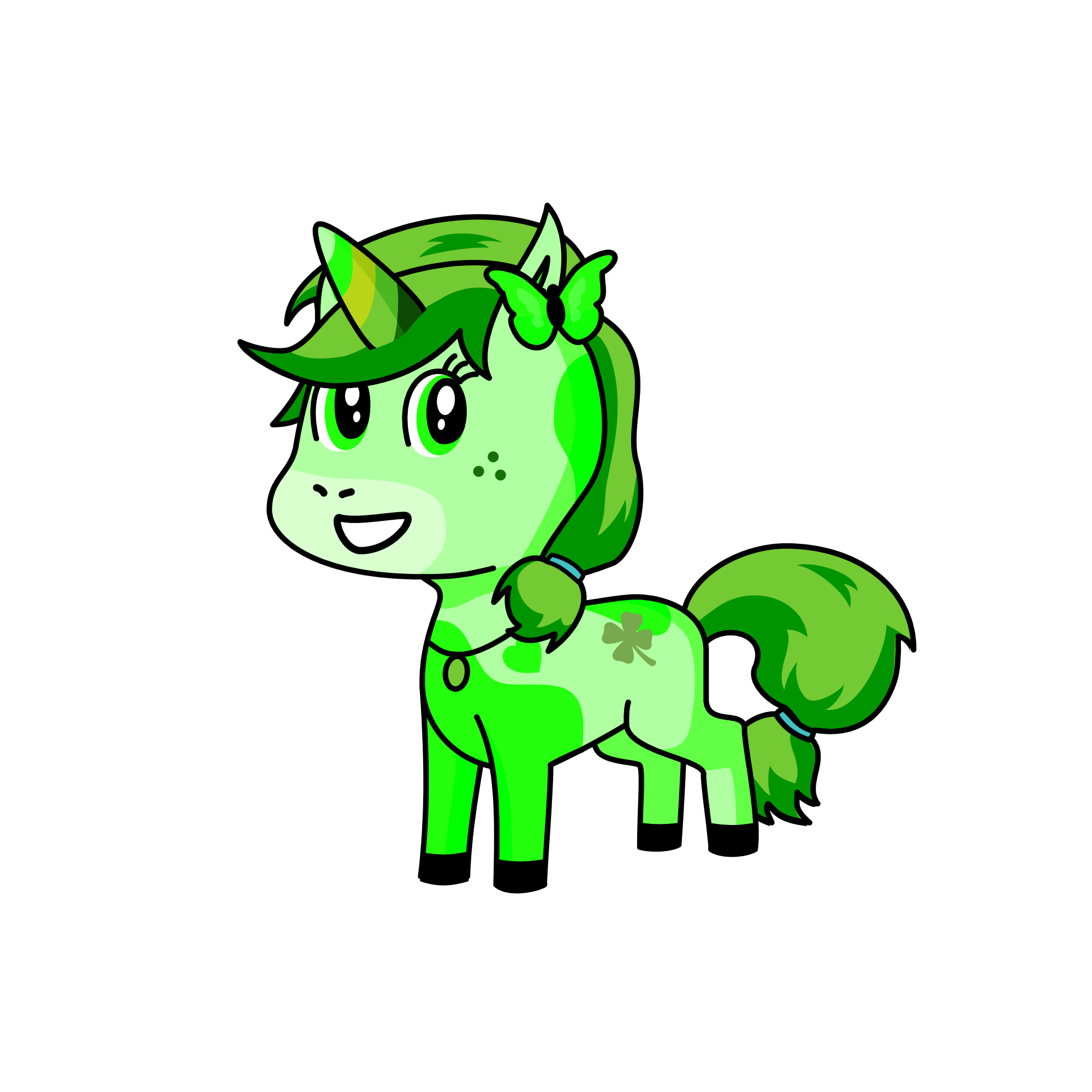 Lucky 🍀 , the unicorn