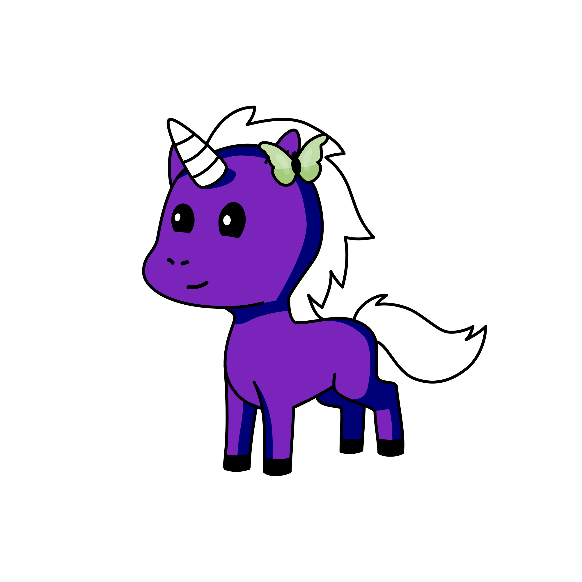 Oggy, the unicorn