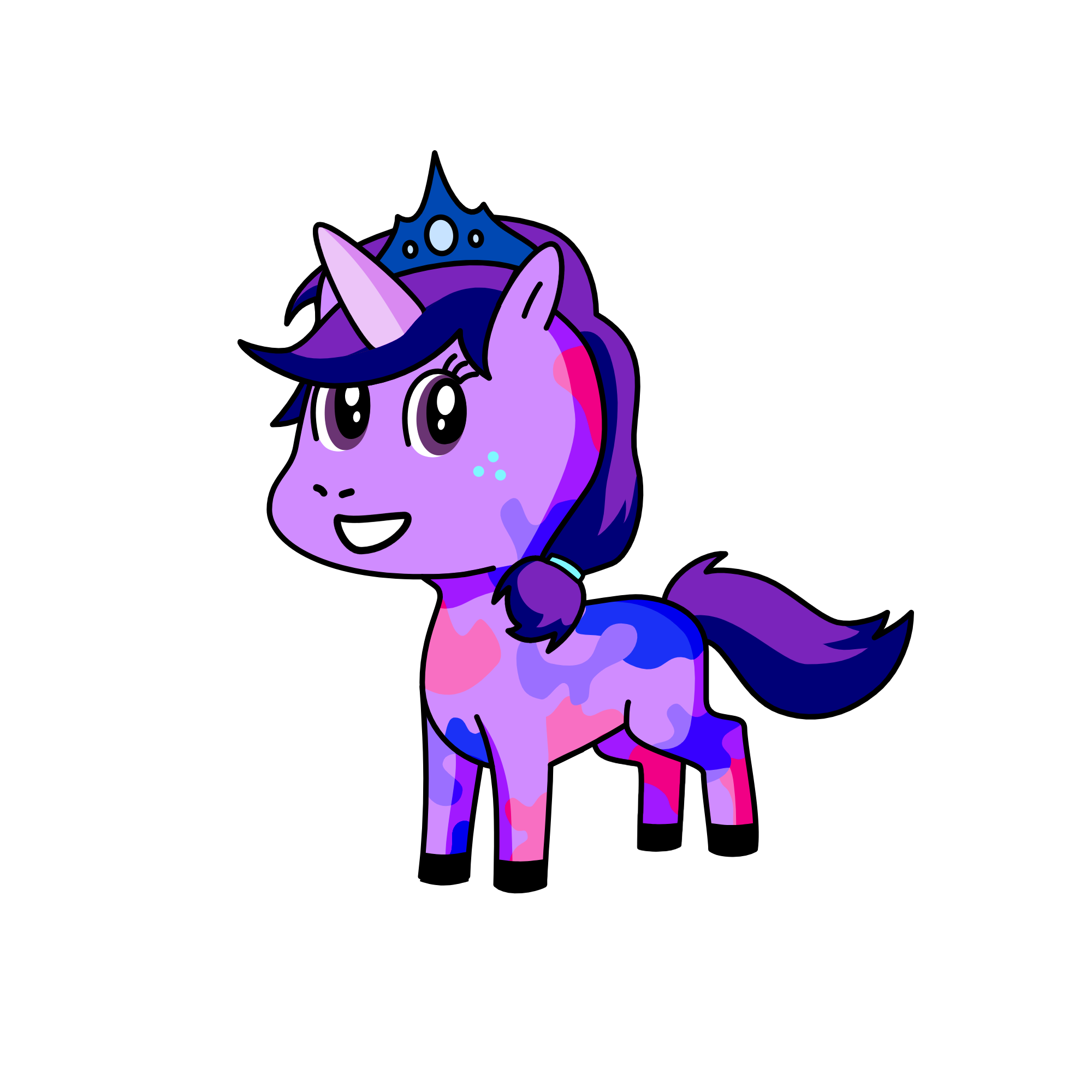 spots, the unicorn