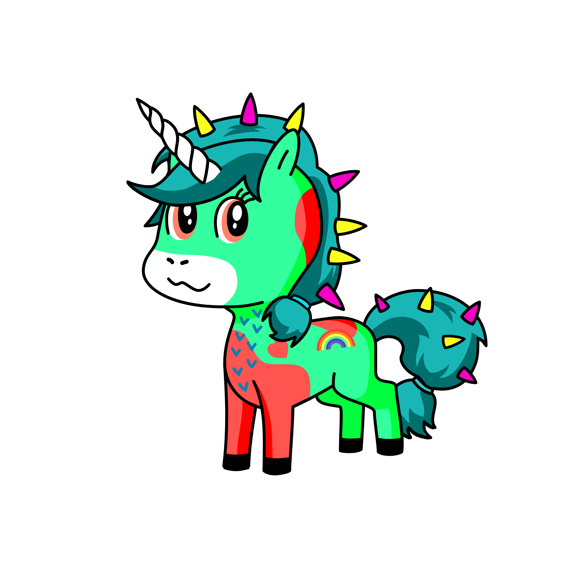 Weird corn, the unicorn