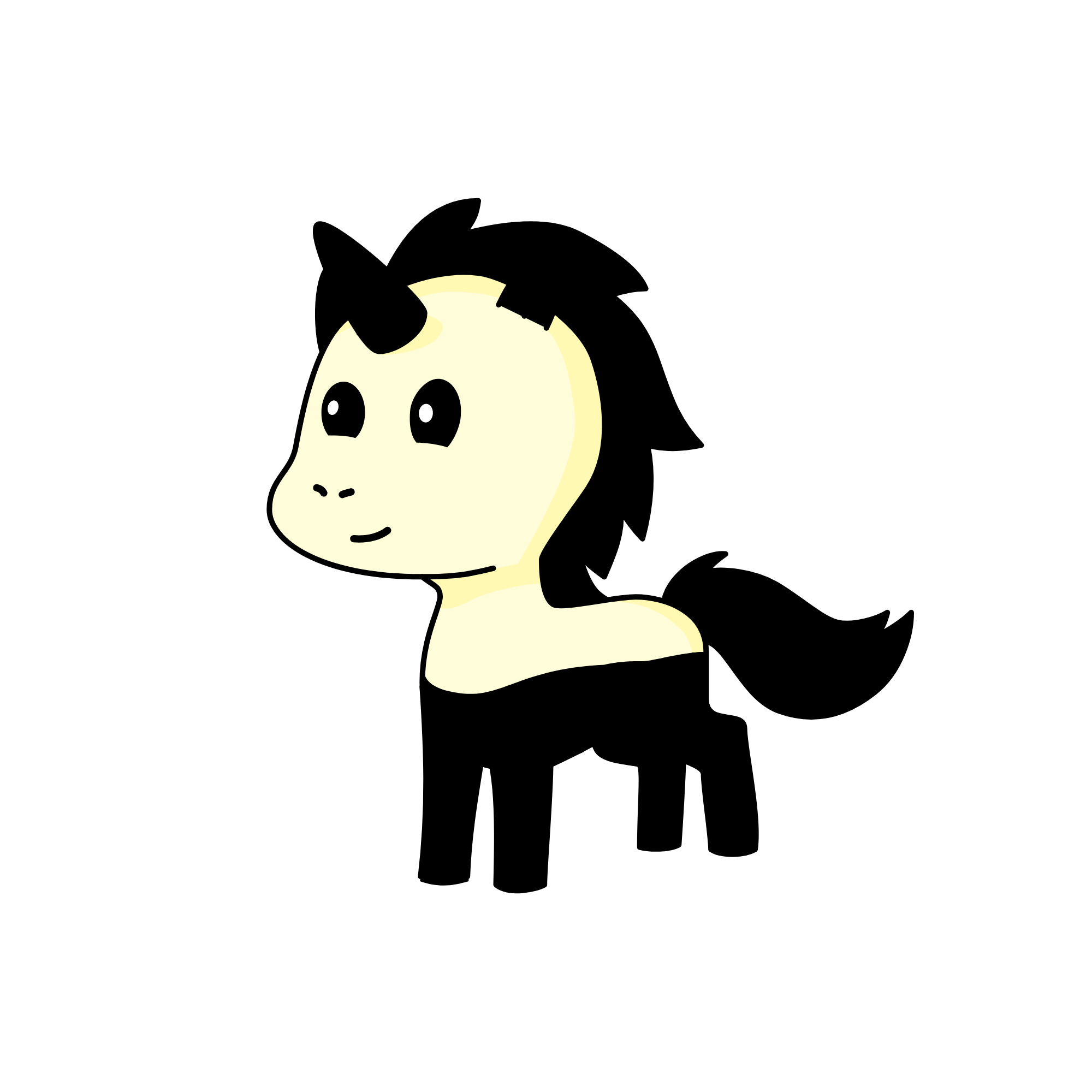 El Esqueletico, the unicorn