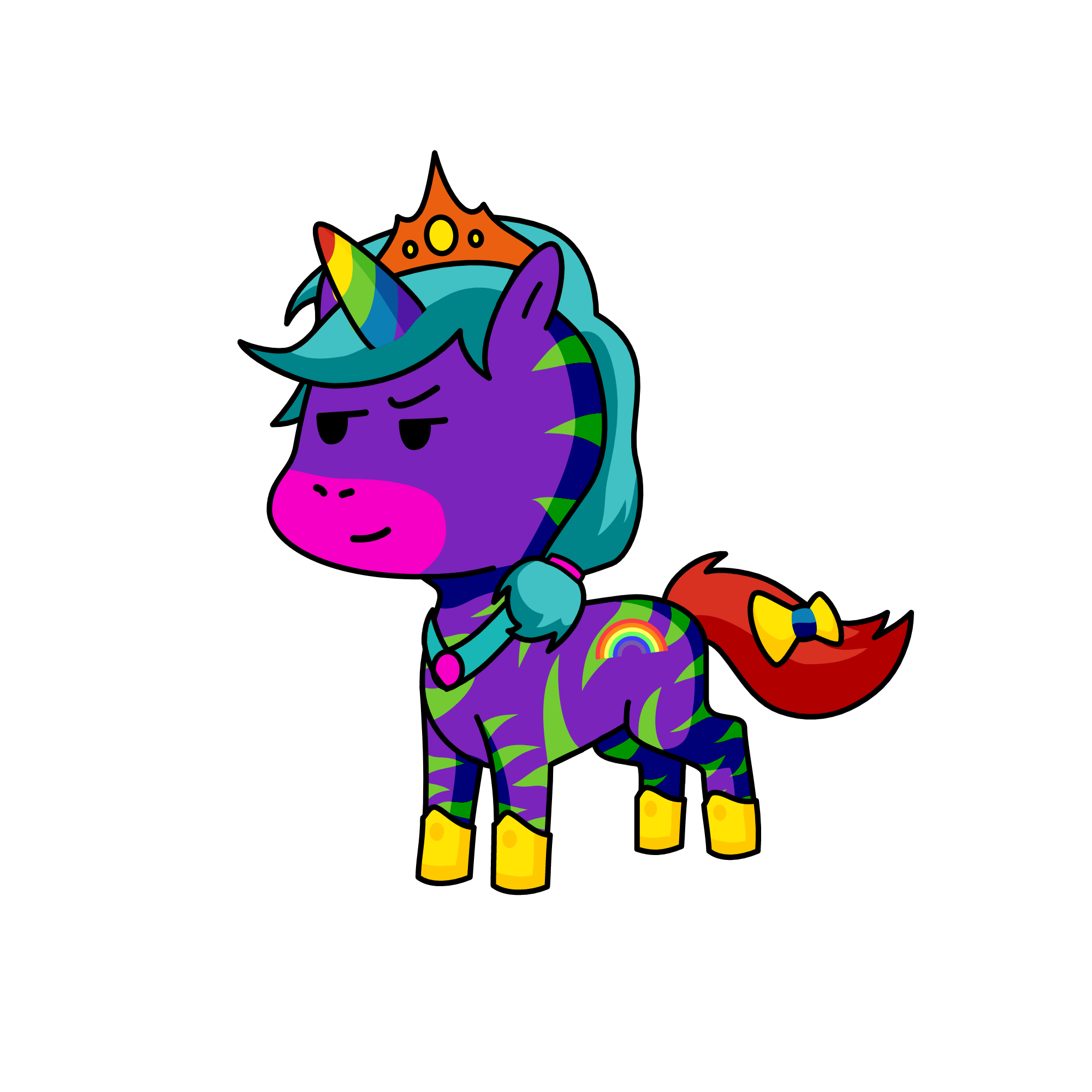 Night Star Queen, the unicorn