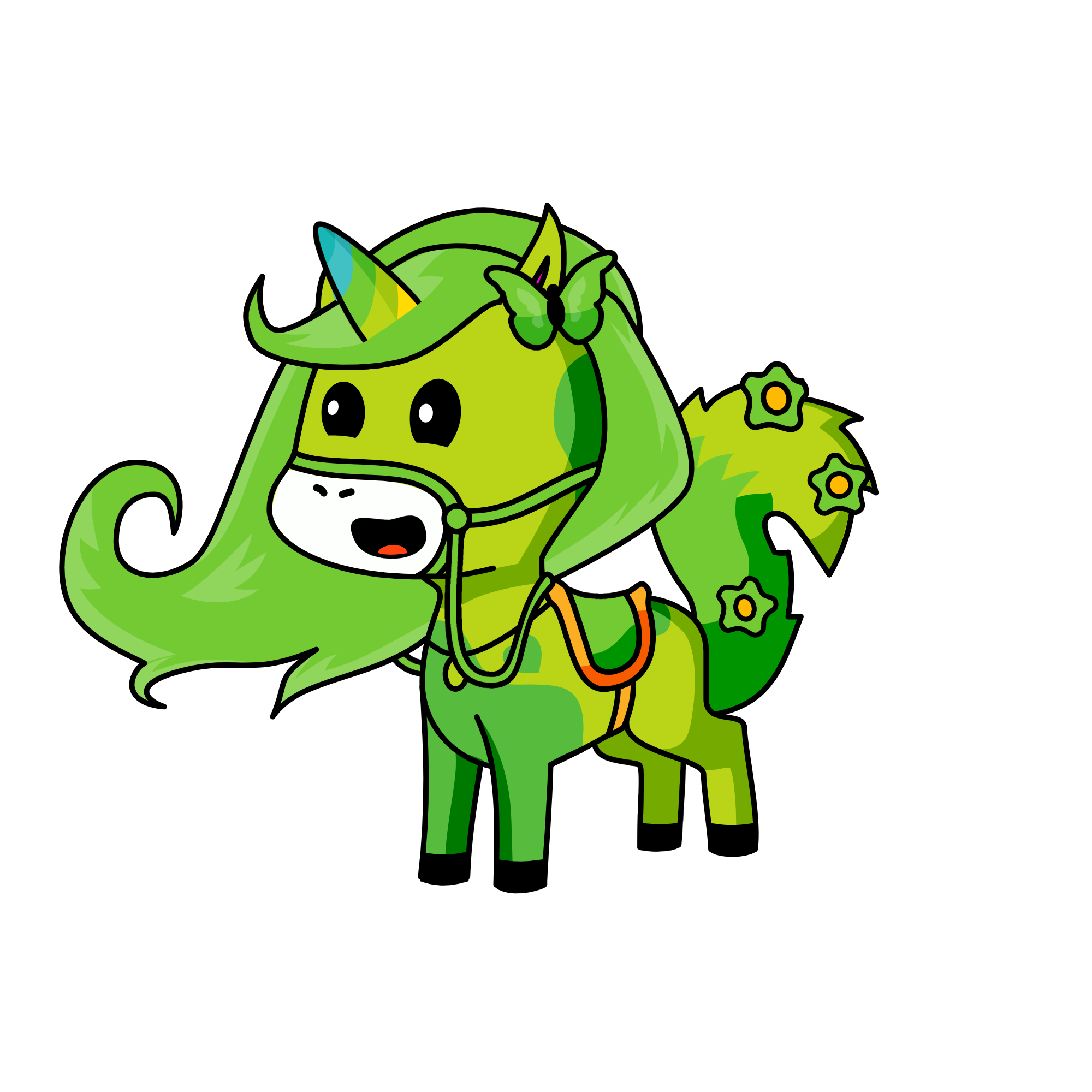 Frog, the unicorn