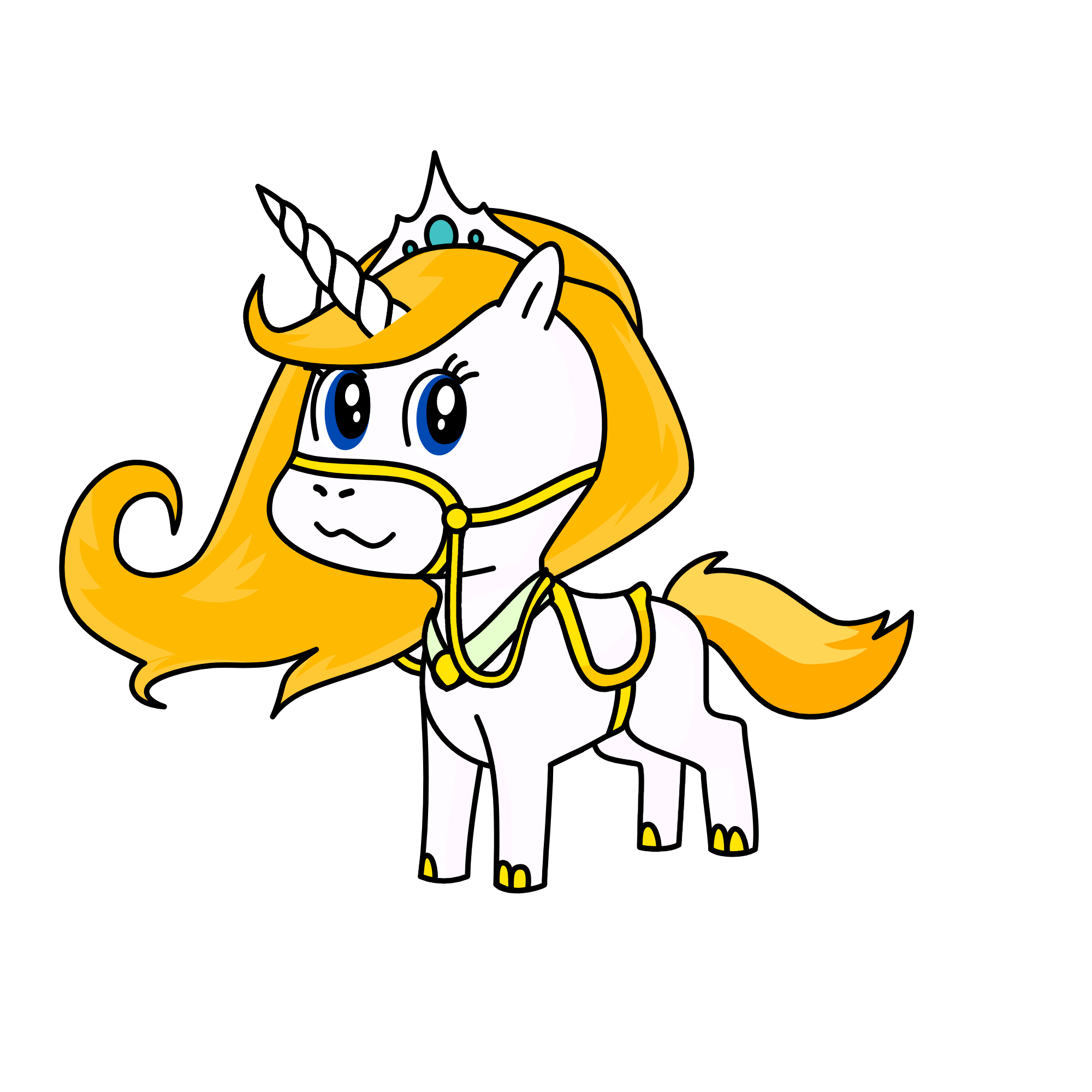 亮亮, the unicorn