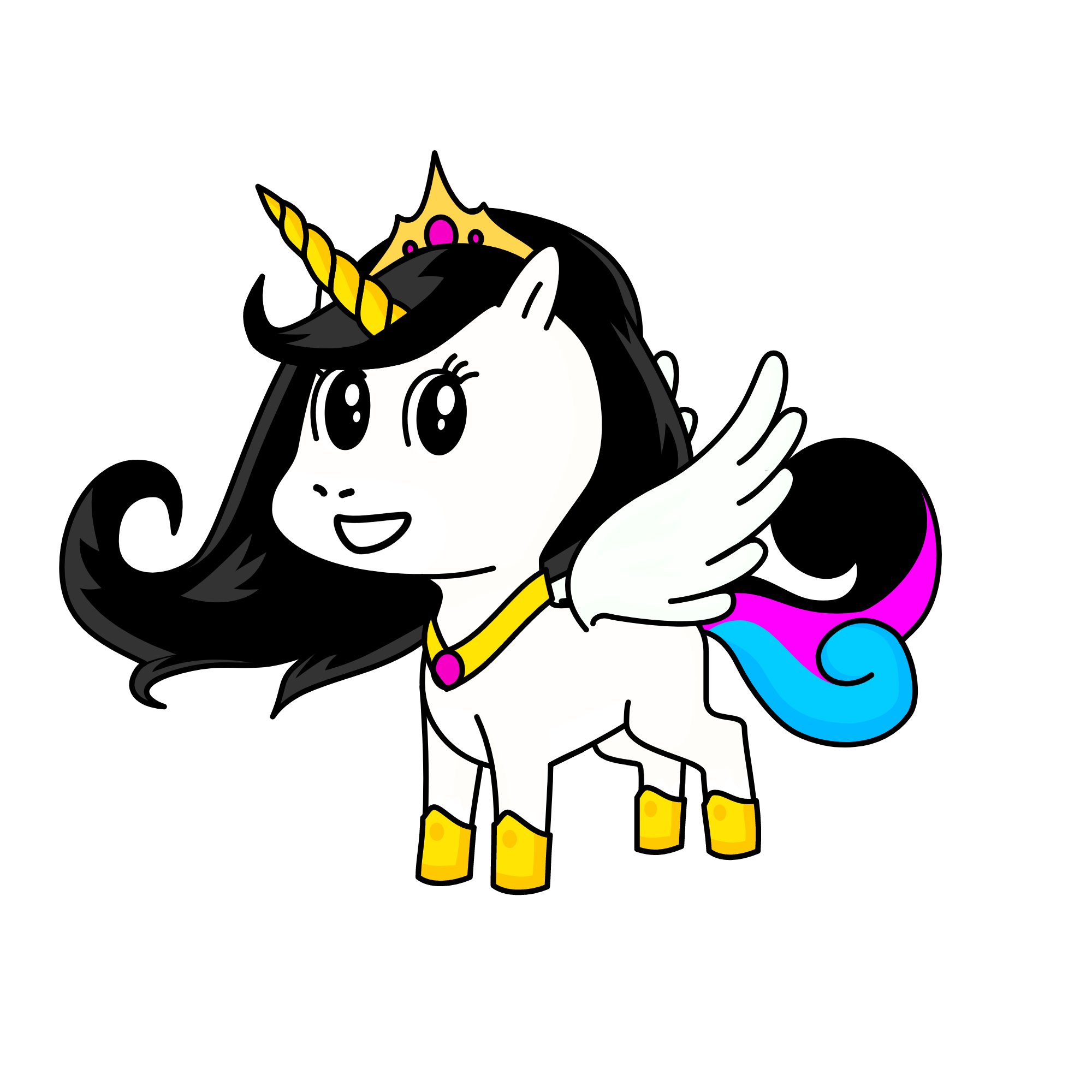 princess Brieanna, the unicorn