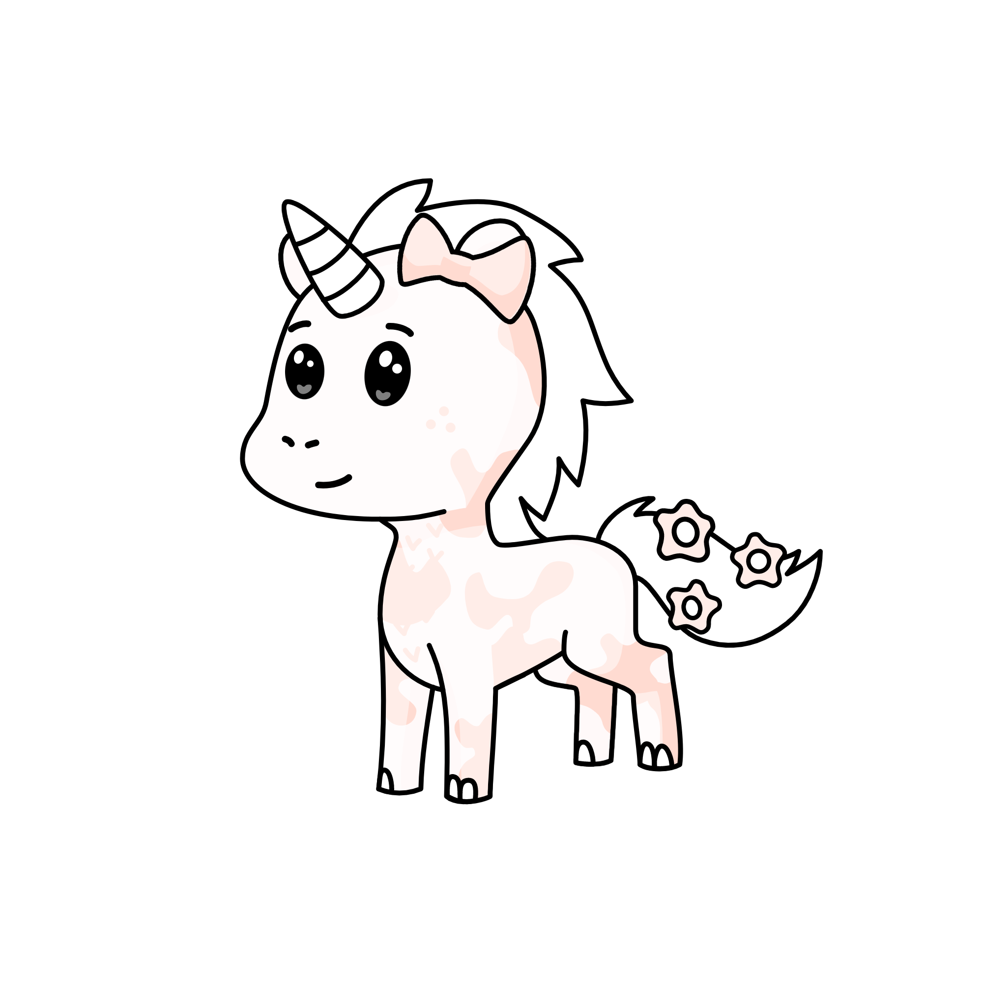 cutey cow, the unicorn