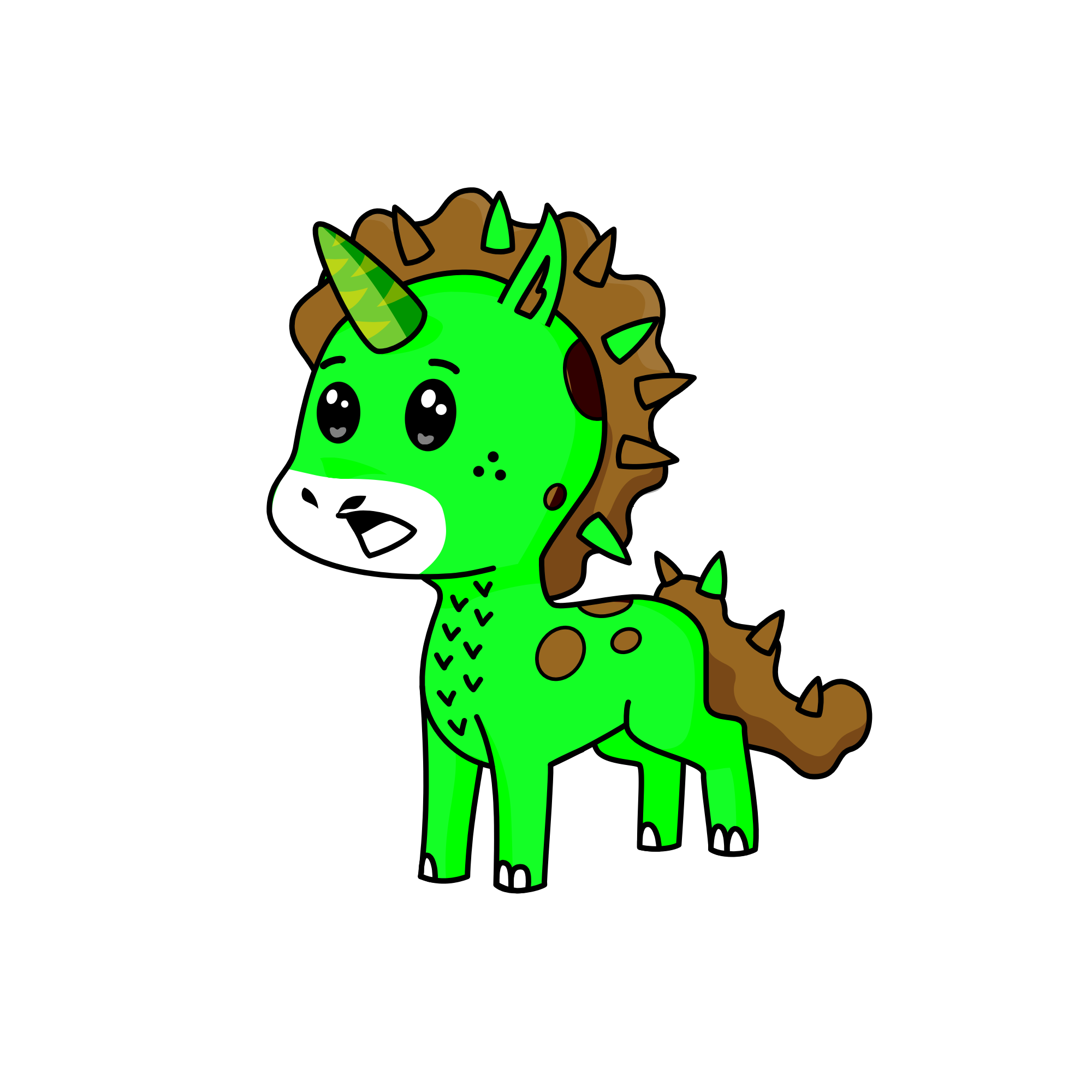Brouno, the unicorn