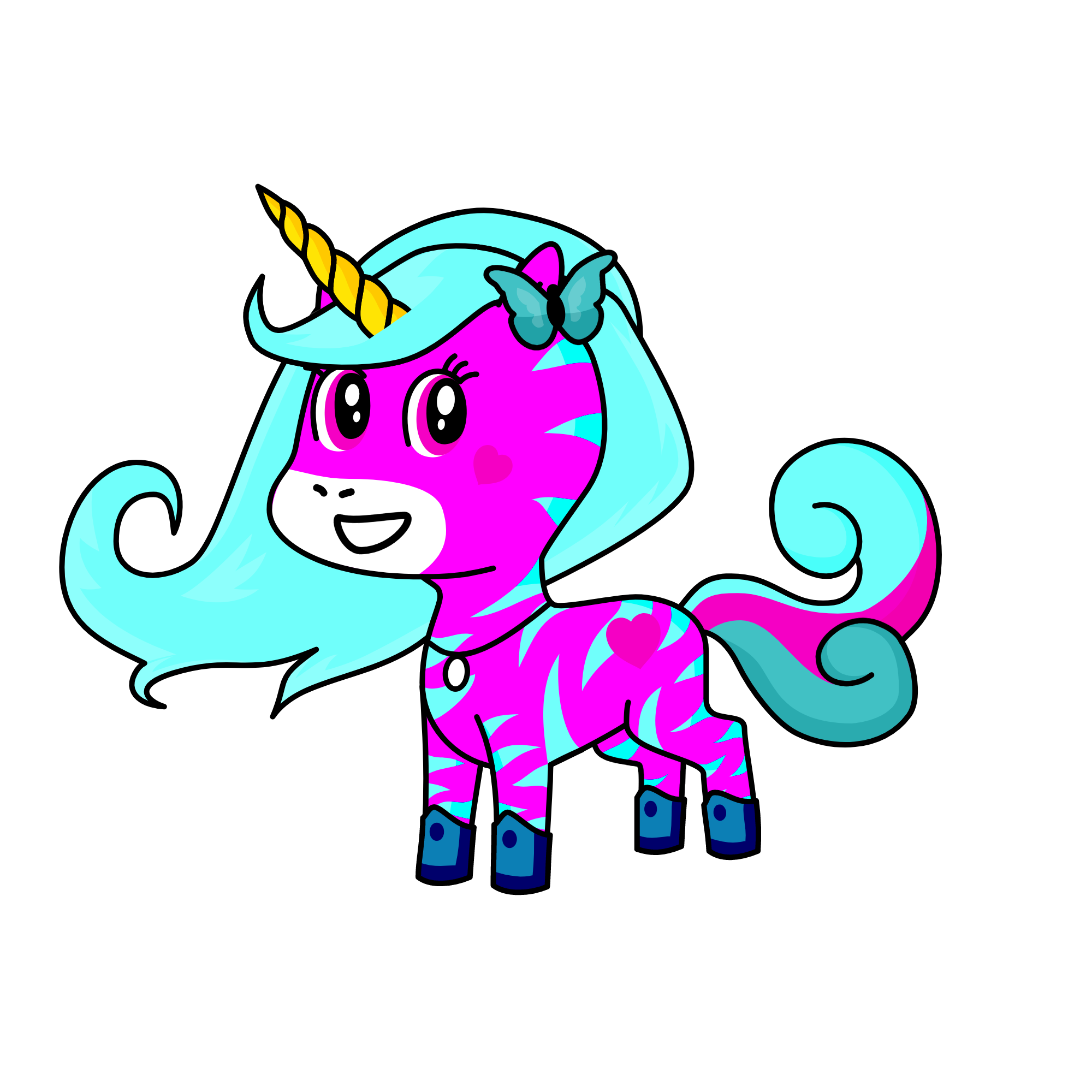 Candy, the unicorn