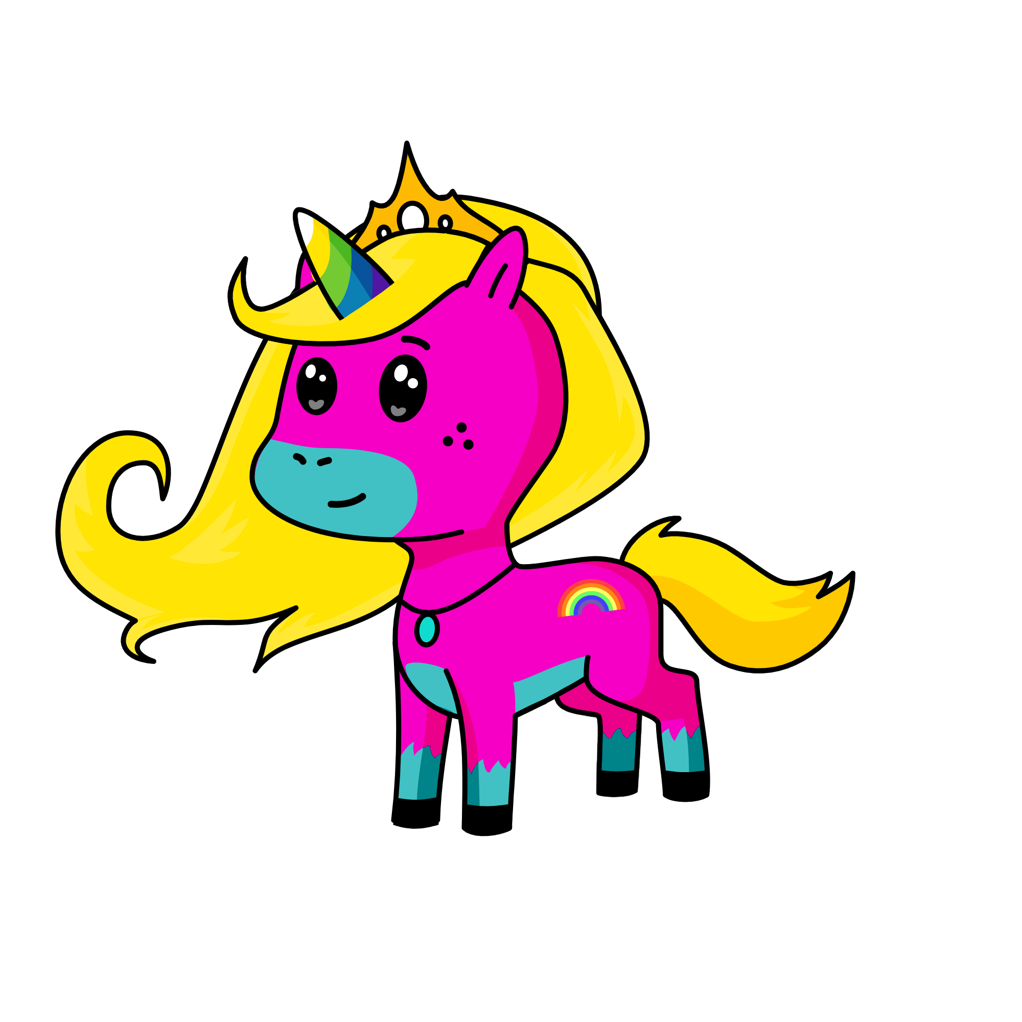 candy, the unicorn