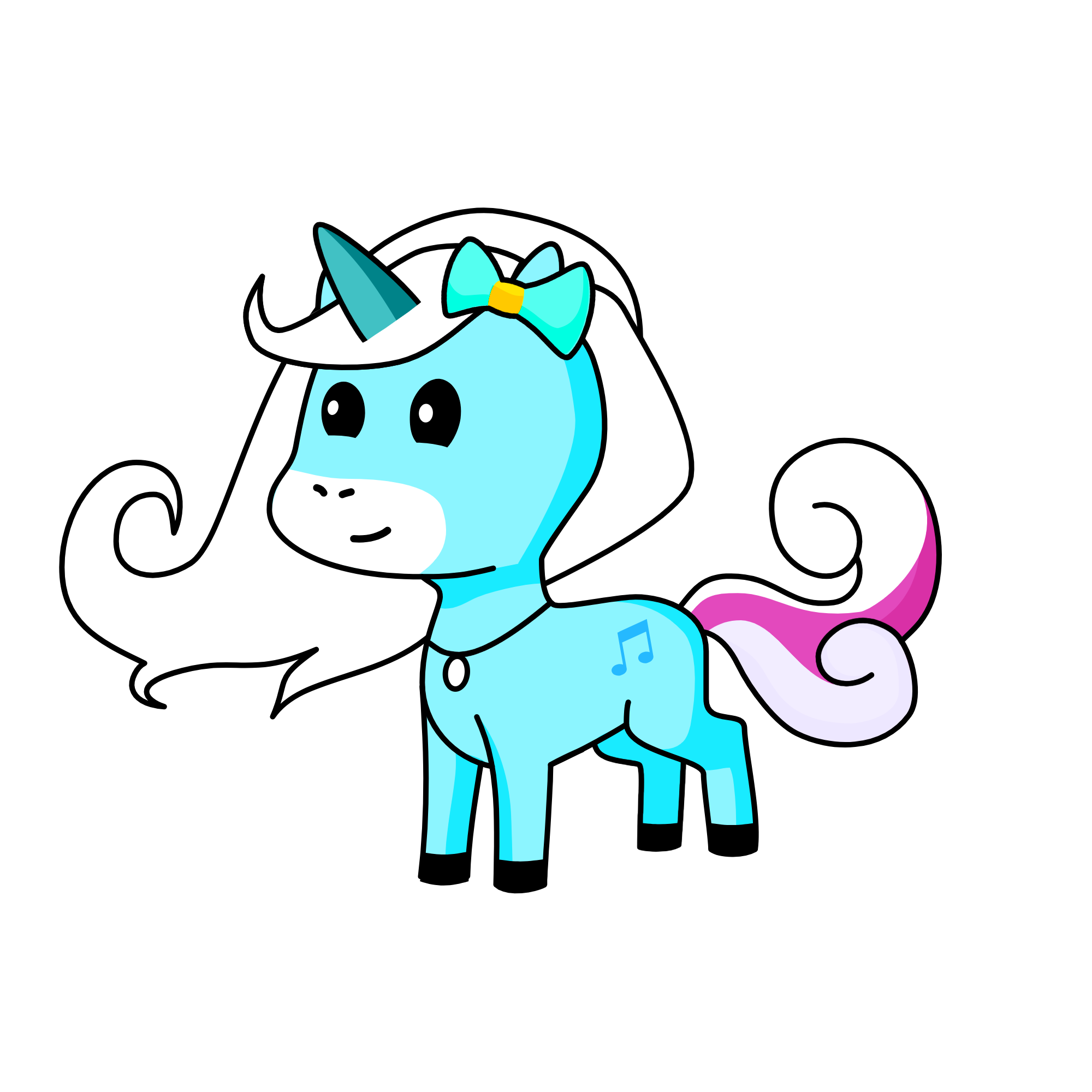 Sky, the unicorn