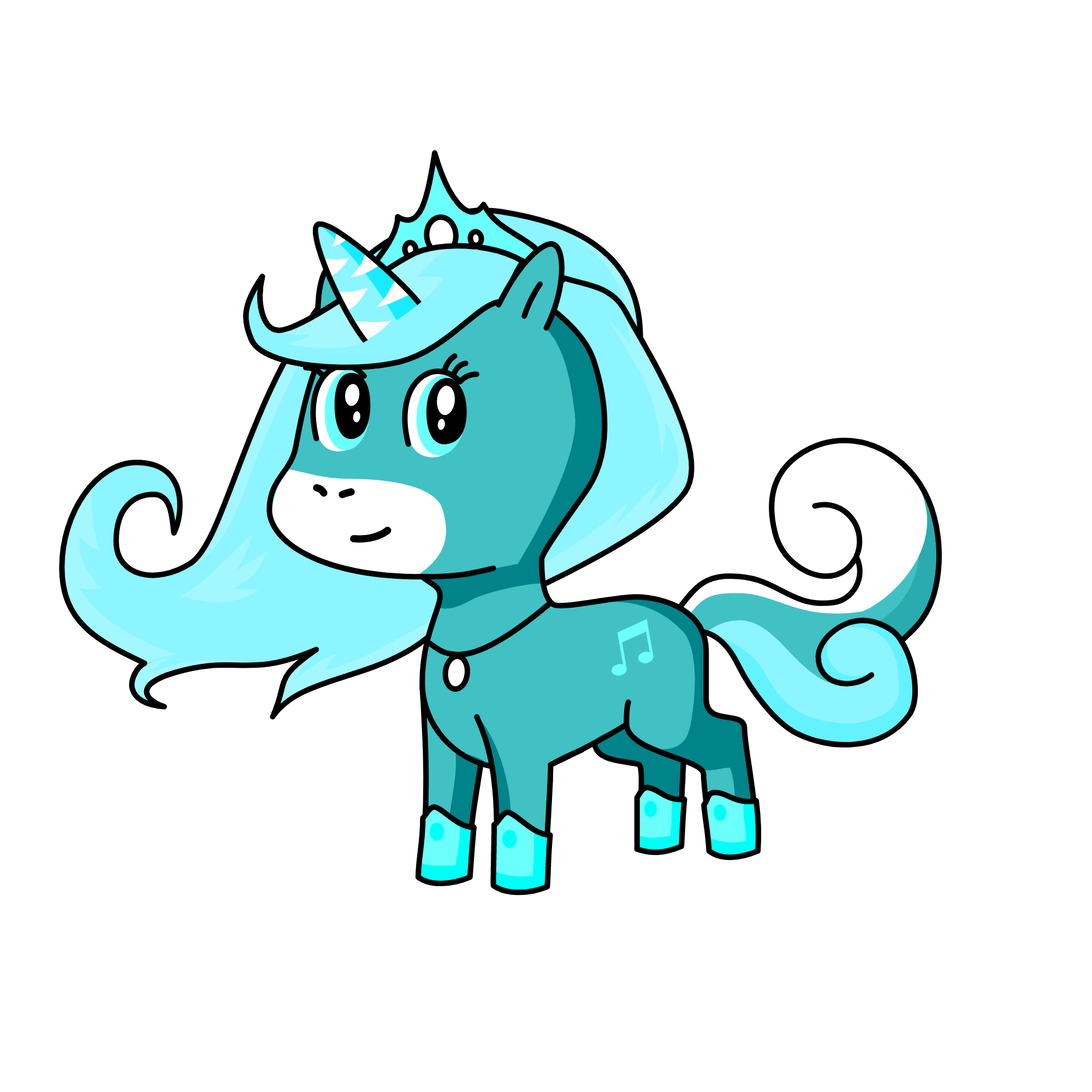 Sea Queen, the unicorn