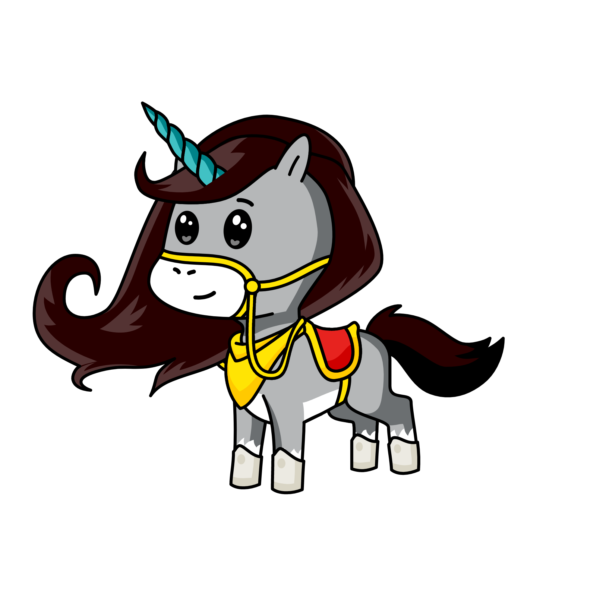 Disco Girl, the unicorn