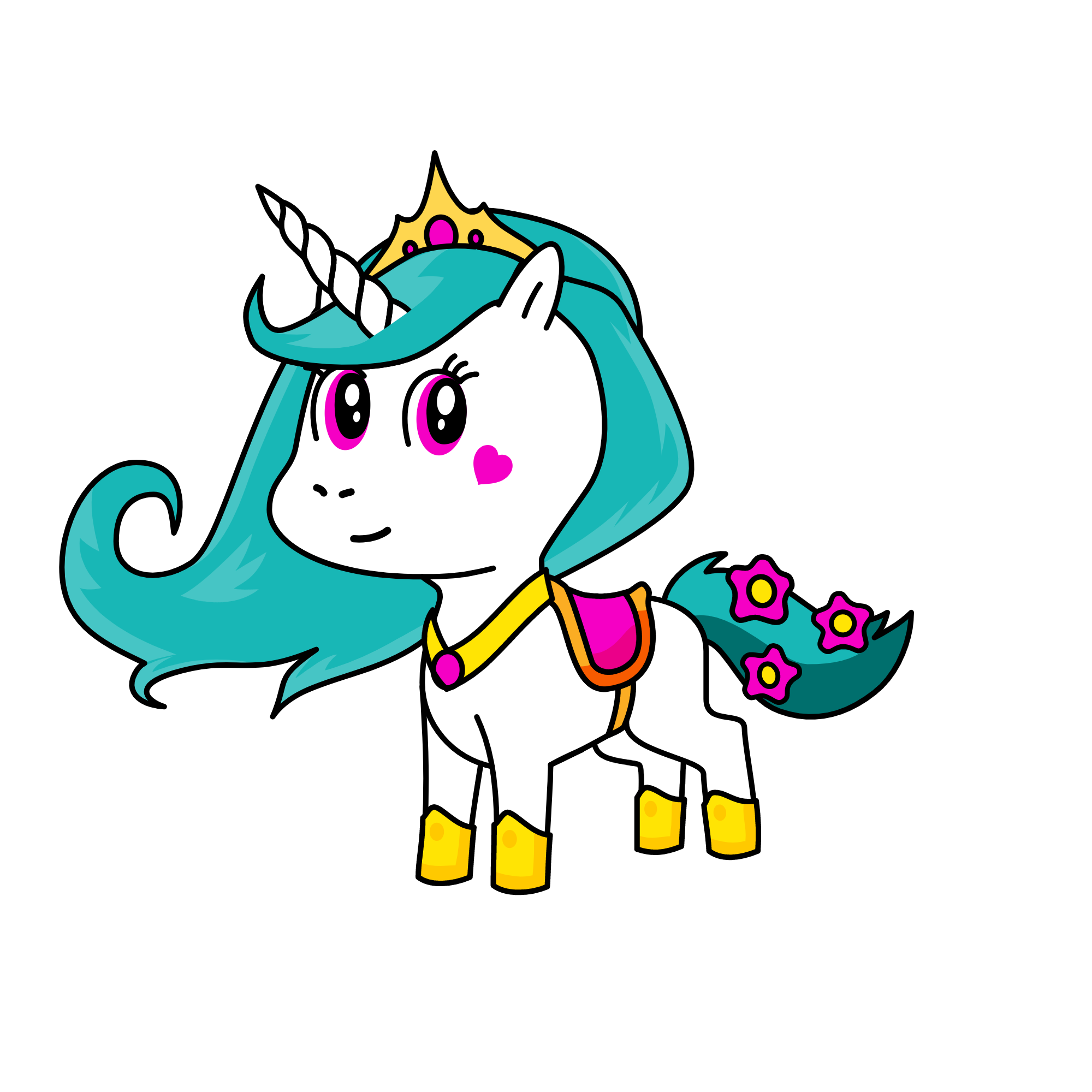 empress of UNICORNZ, the unicorn