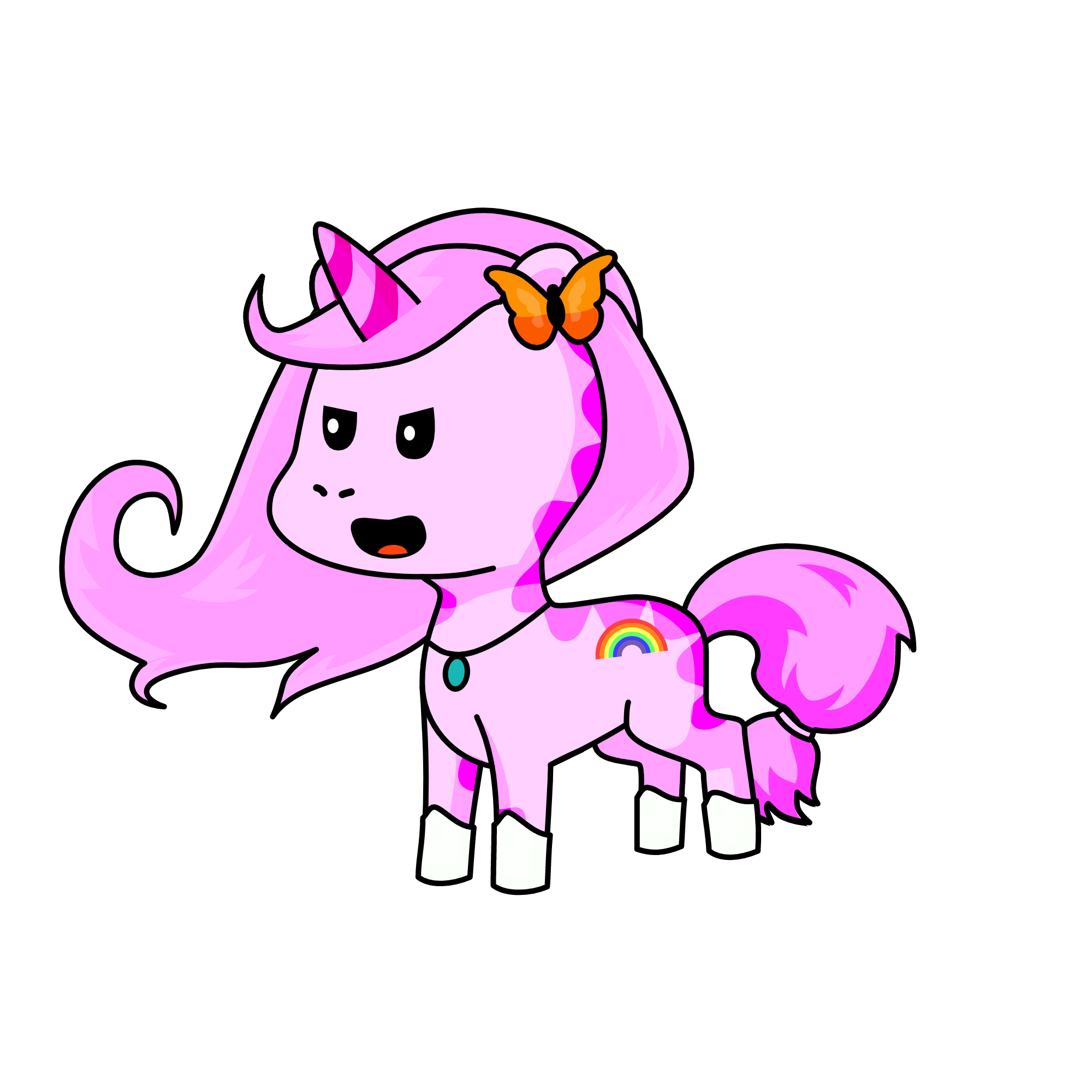 strawberry, the unicorn