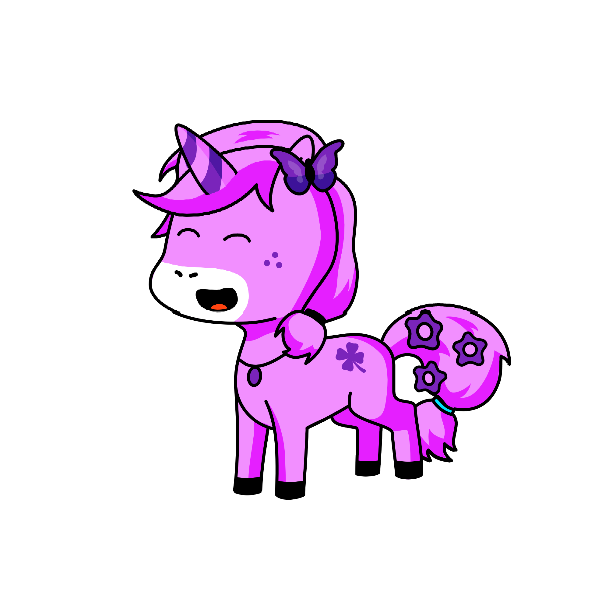 Pupin, the unicorn