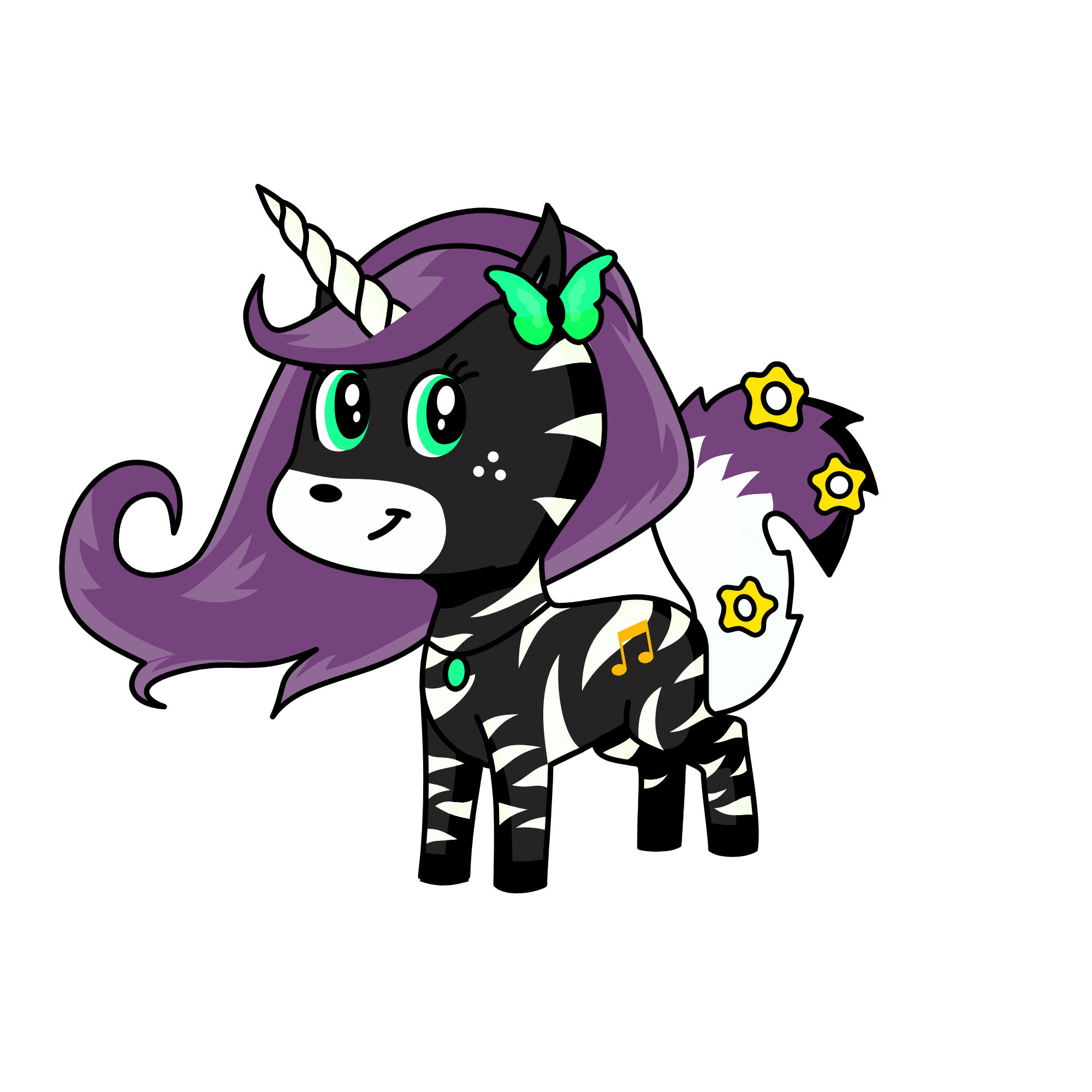 Sky, the unicorn
