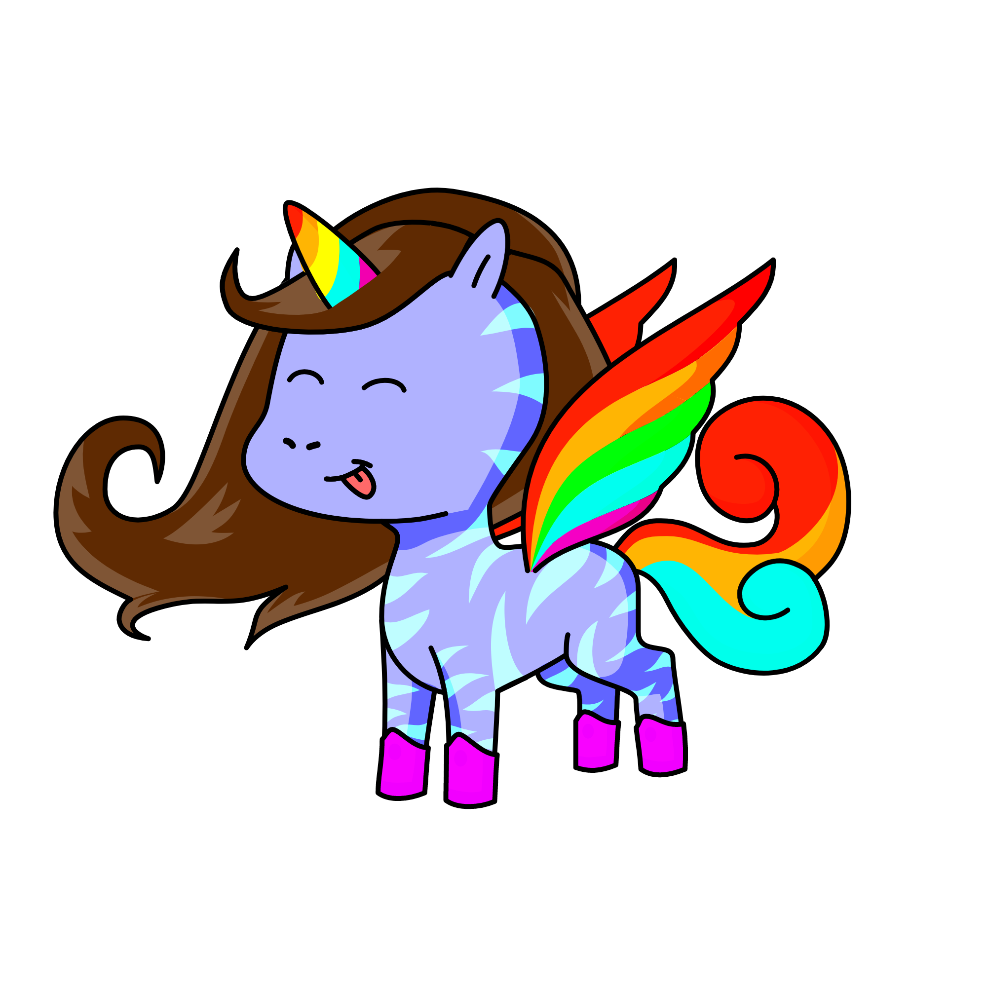 Rainbowla, the unicorn