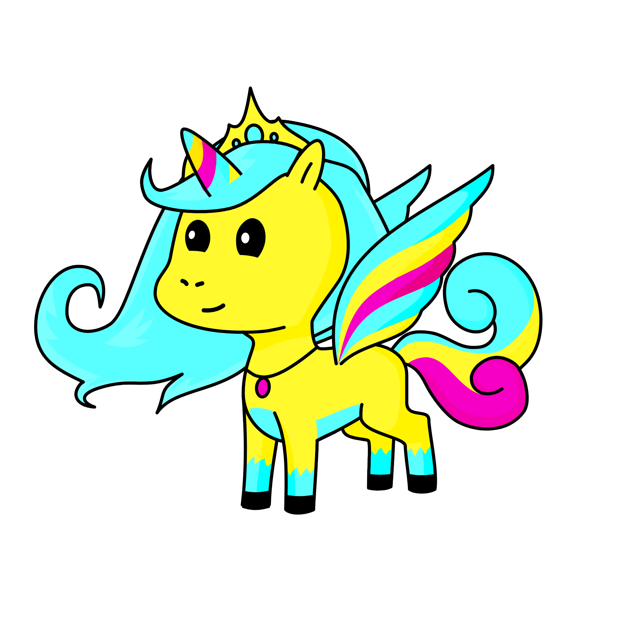 Esterela, the unicorn