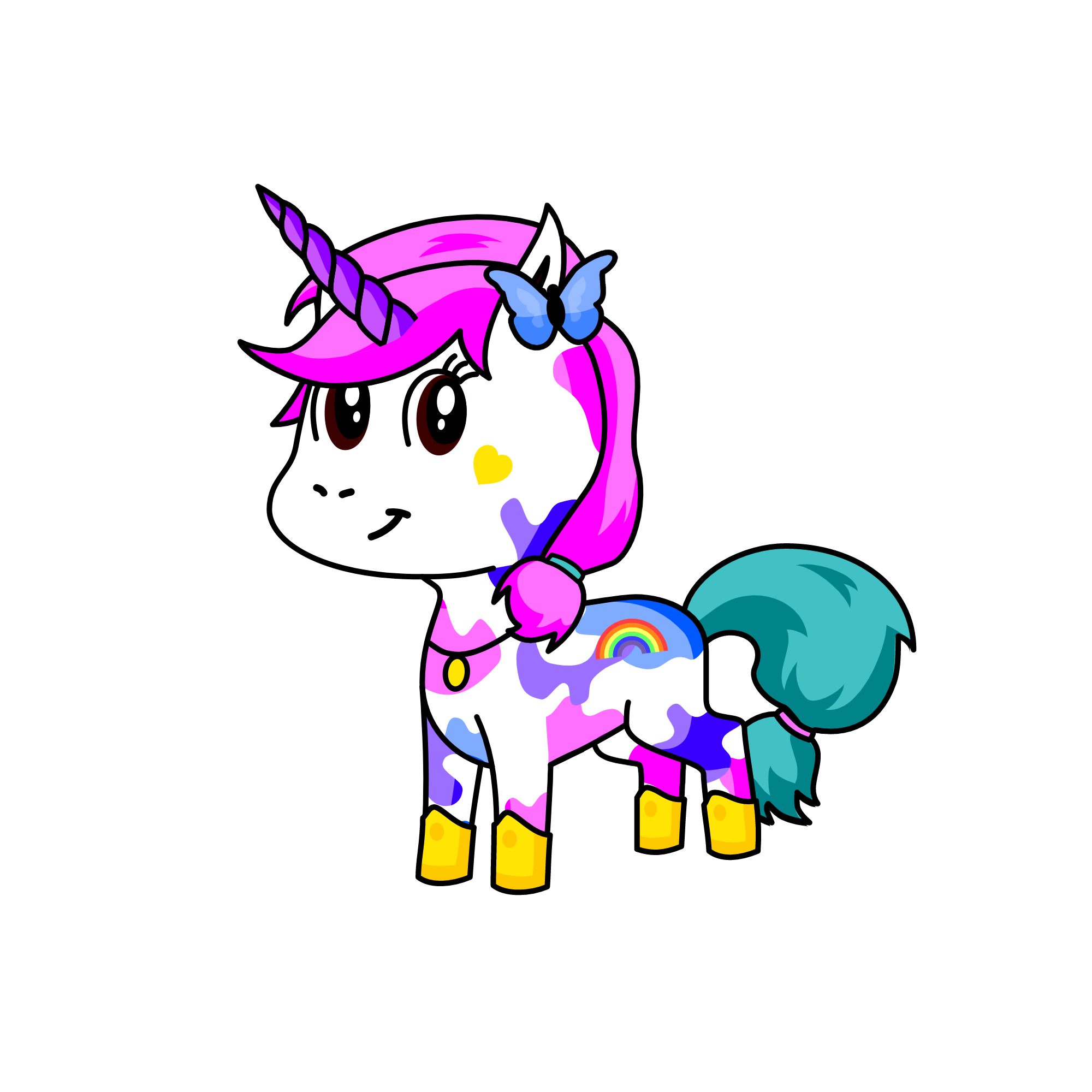 Easter Bun, the unicorn