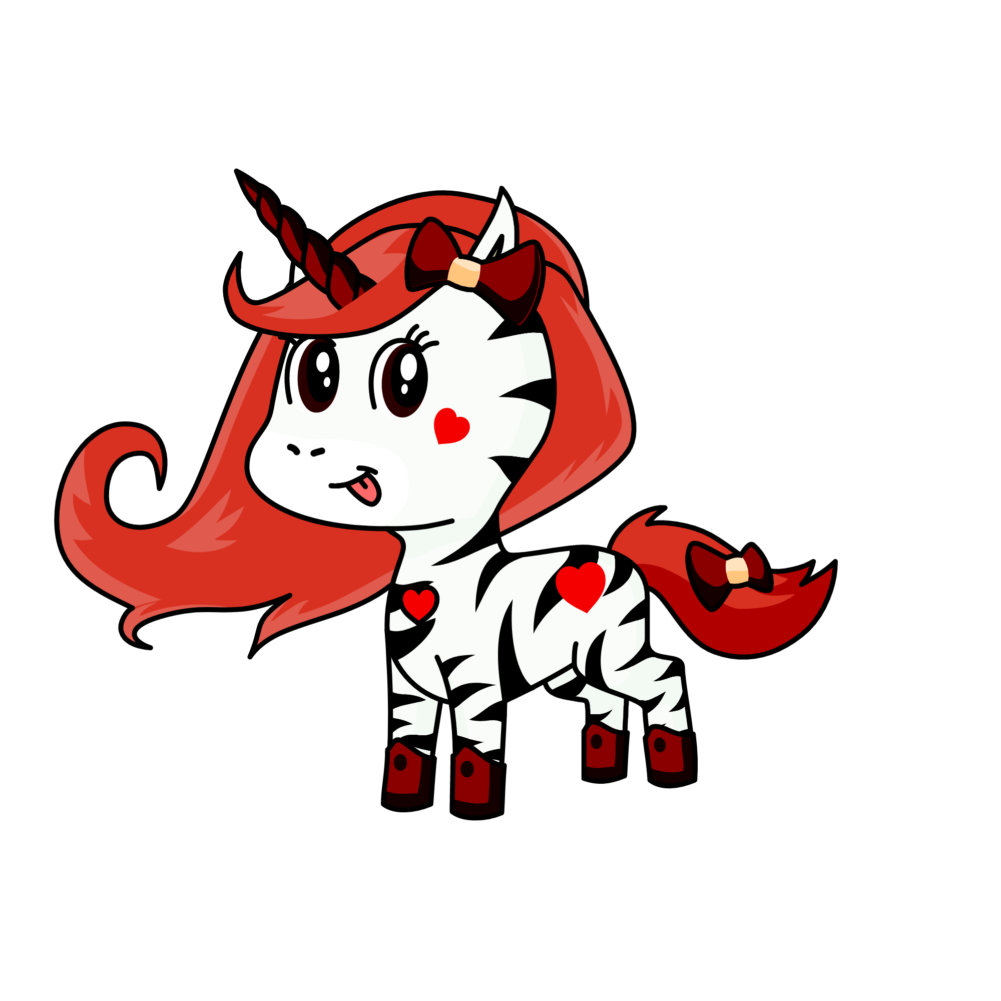 Valentine girl🌹, the unicorn