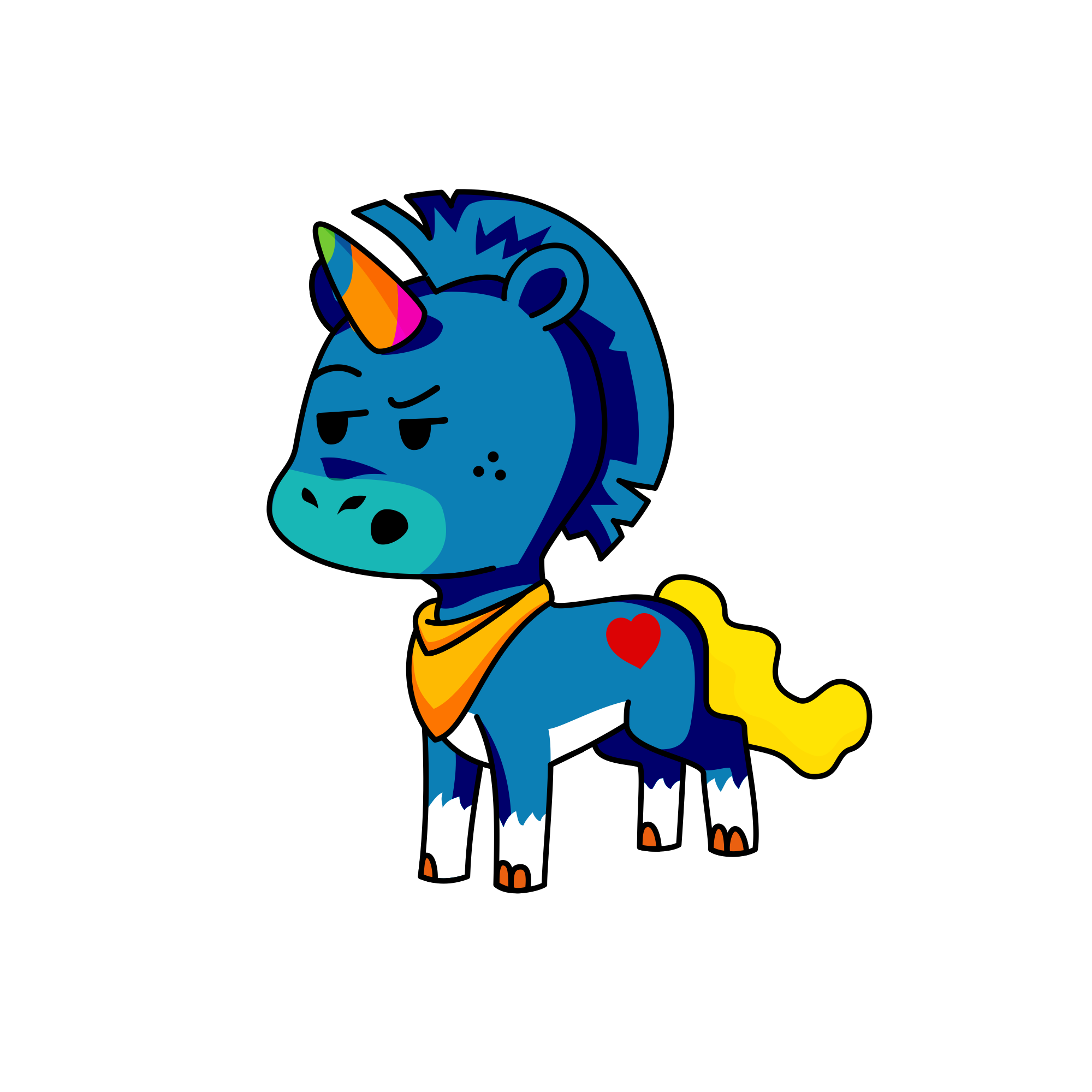 효, the unicorn