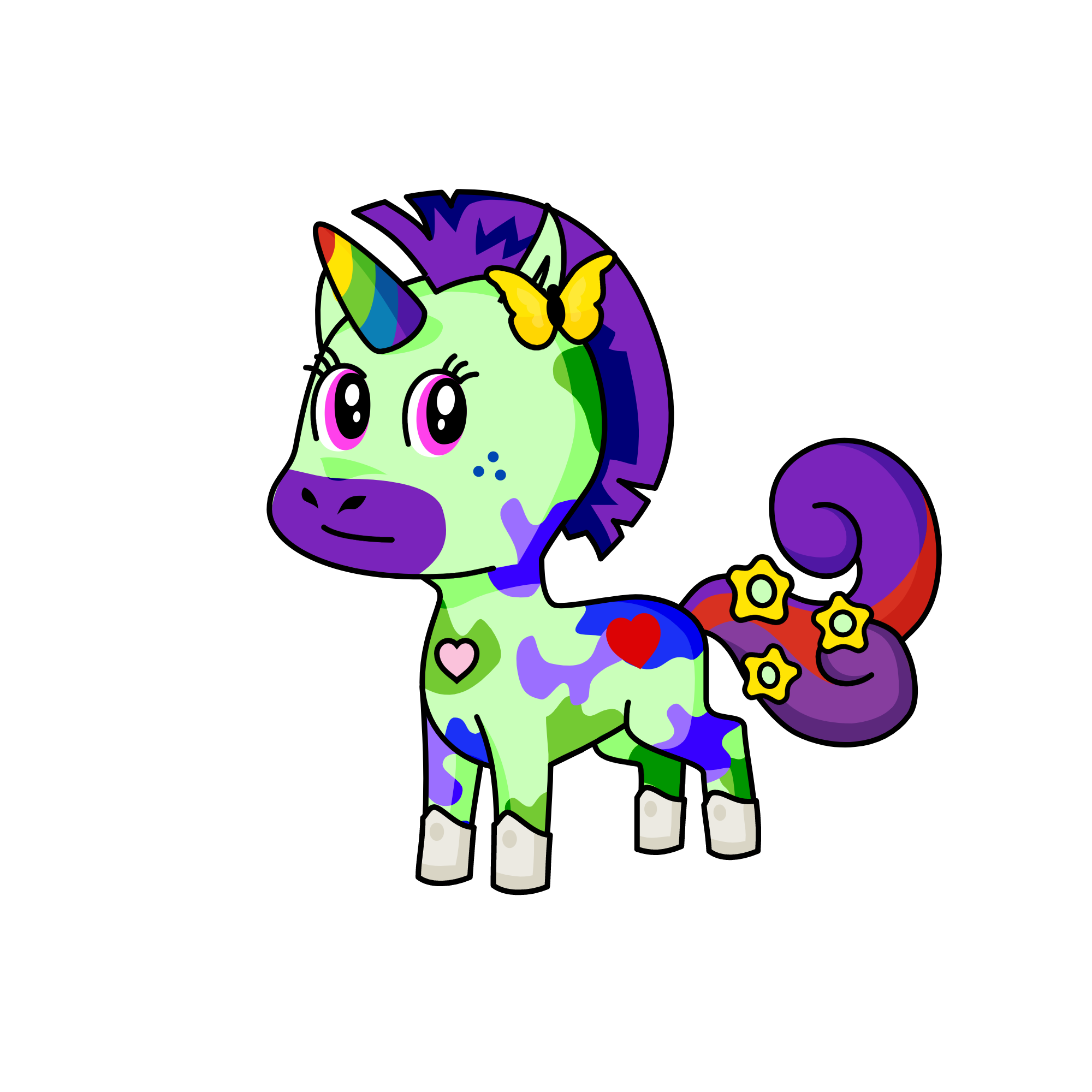 Melody , the unicorn