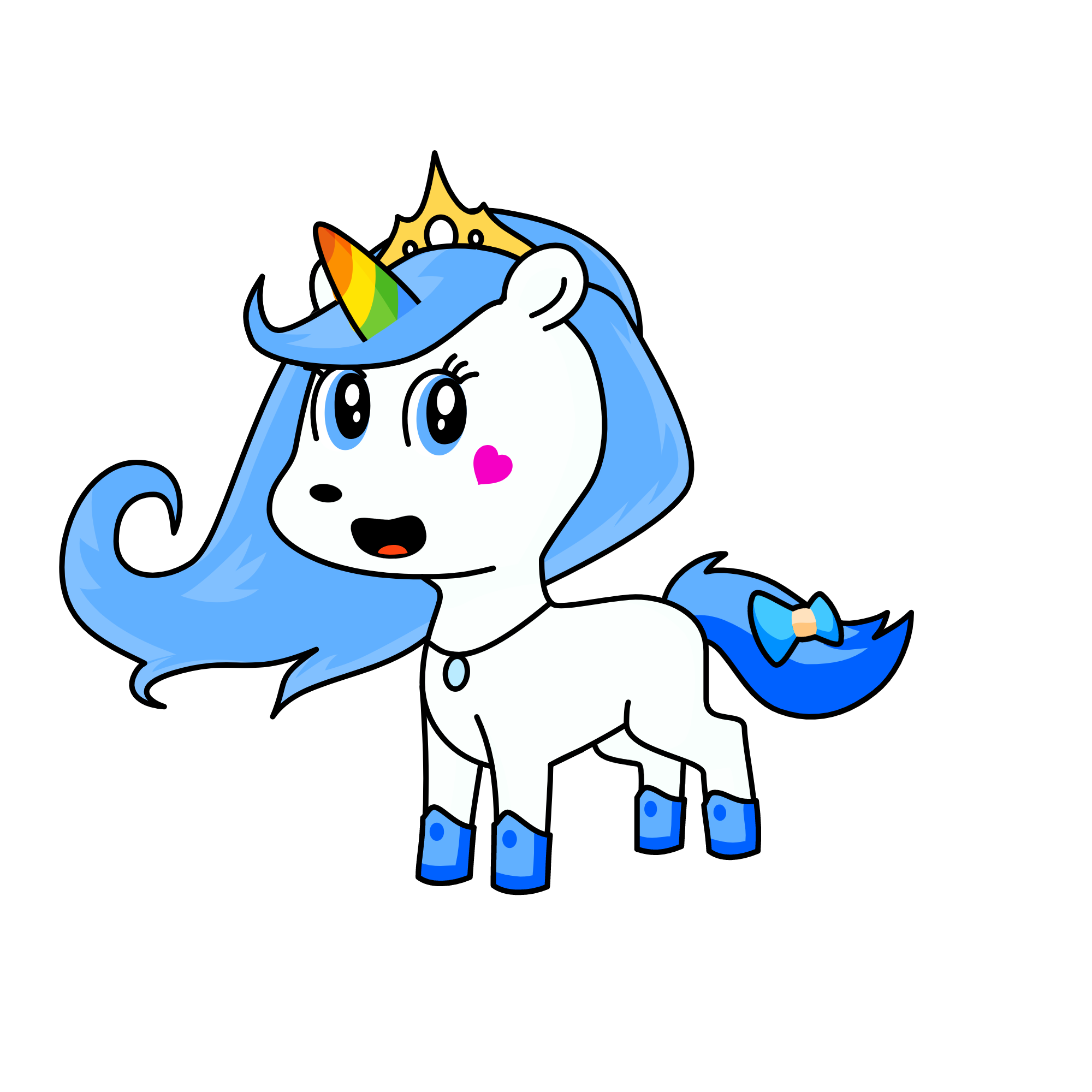princess, the unicorn