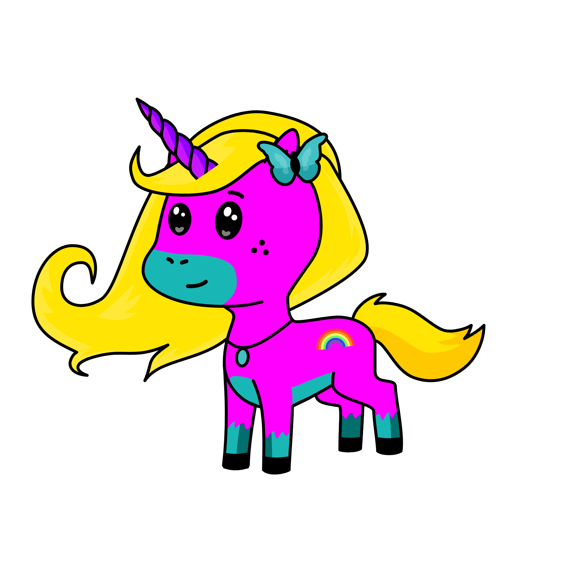candy, the unicorn