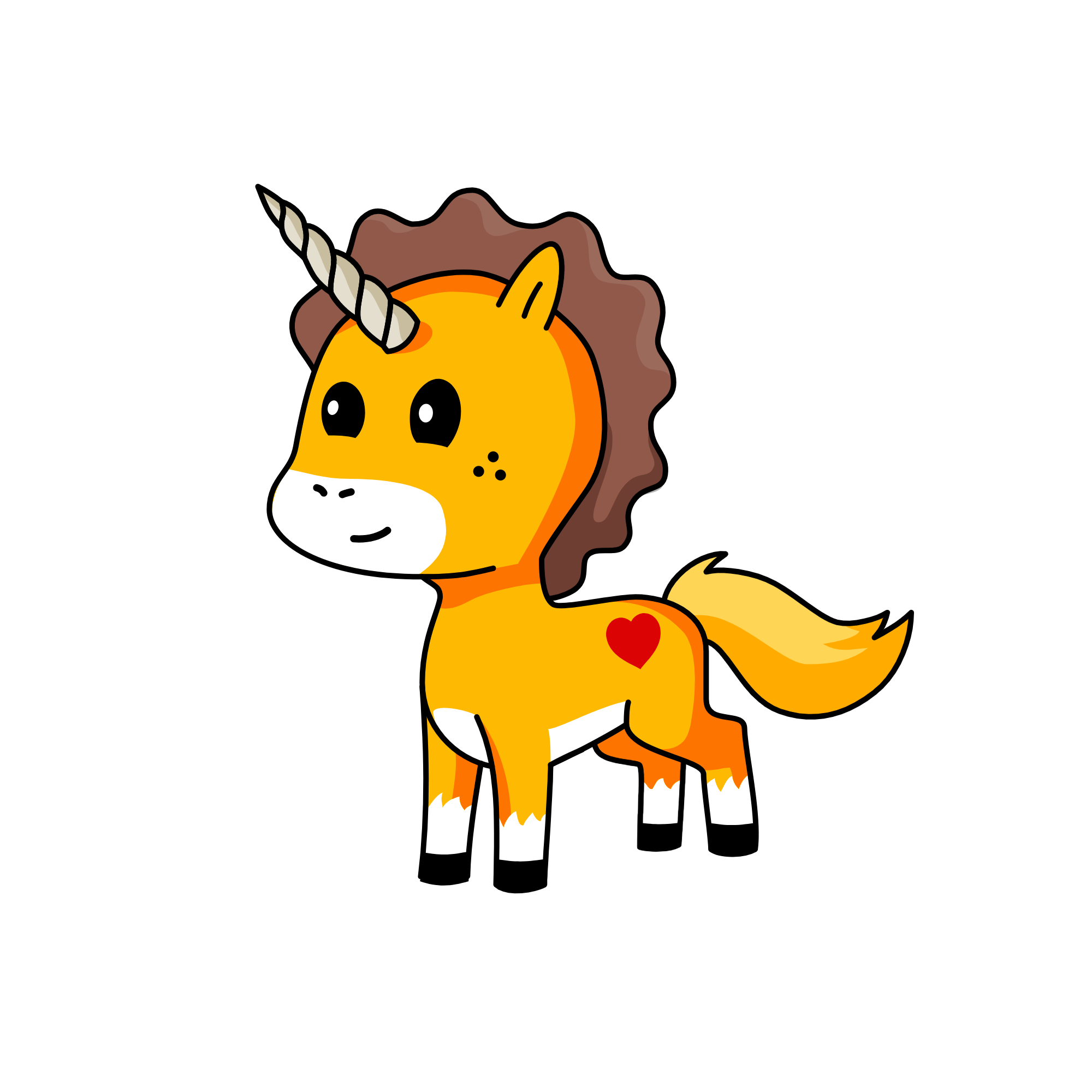 Dusty, the unicorn