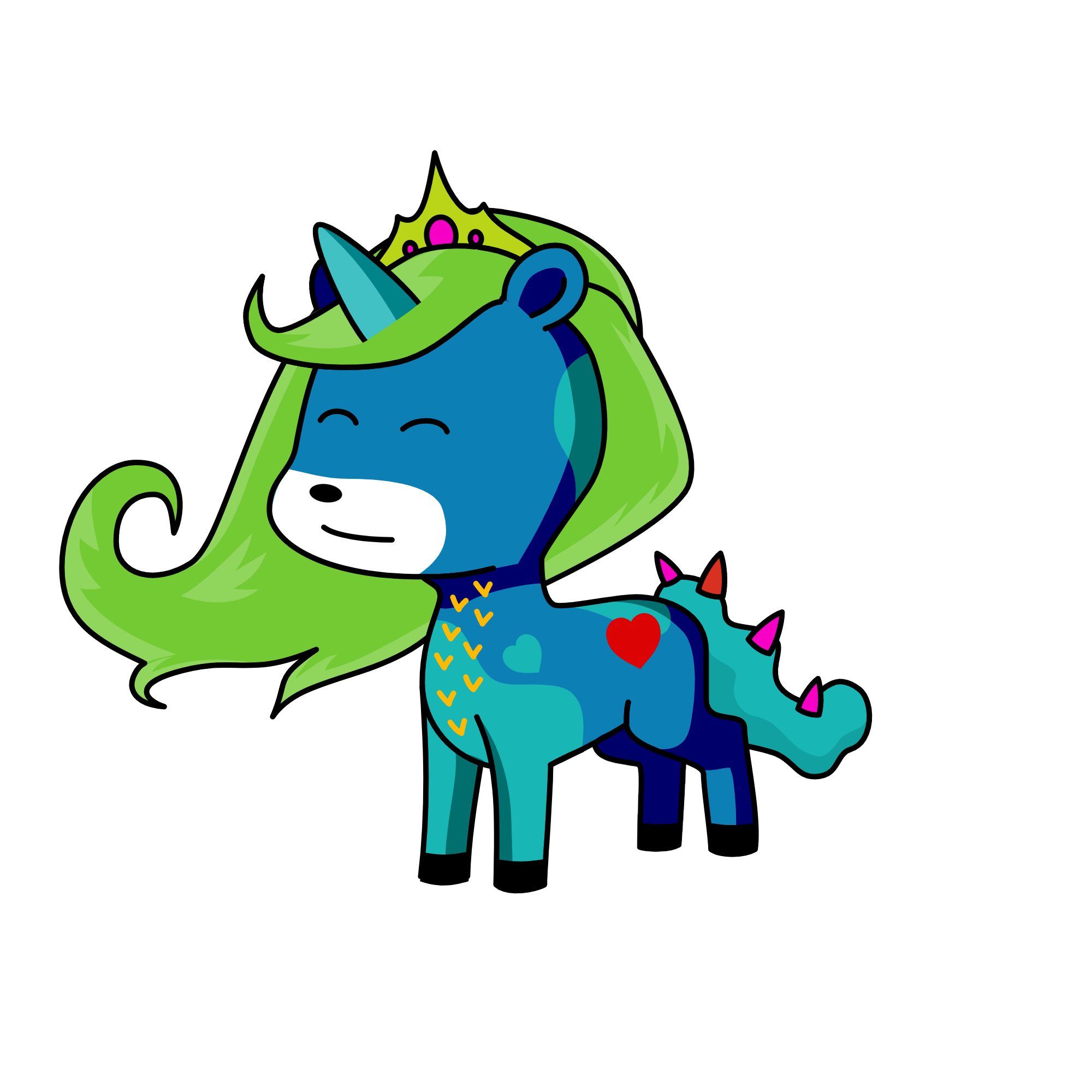 J, the unicorn