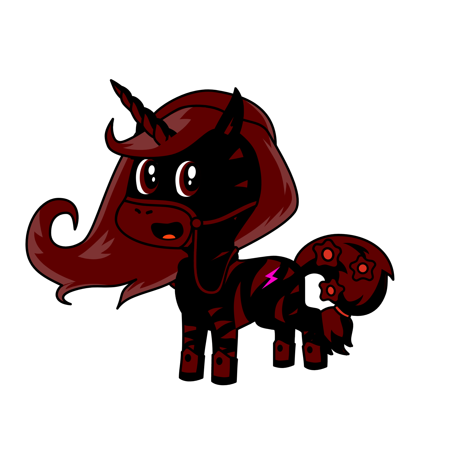 dark night, the unicorn