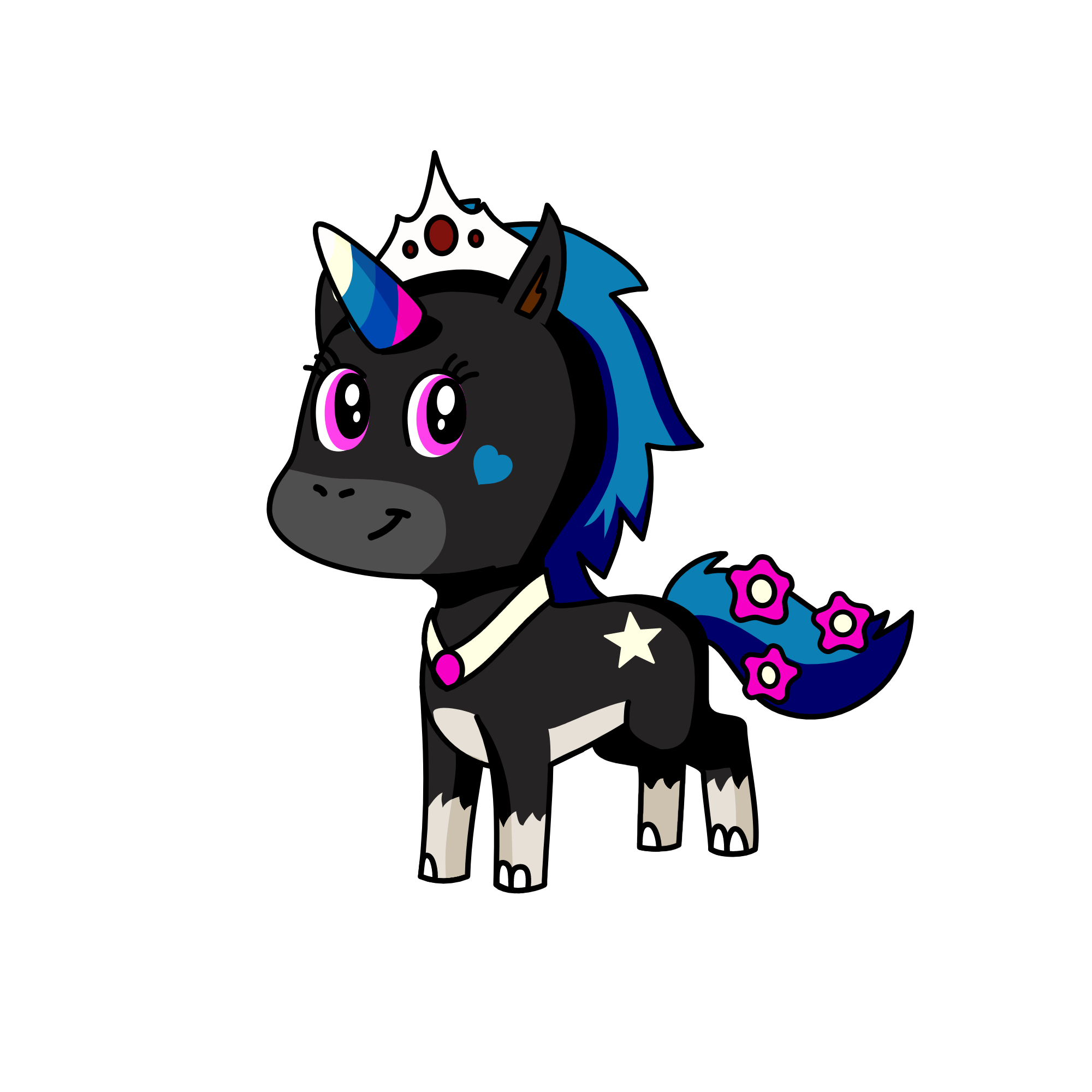 Midnight, the unicorn