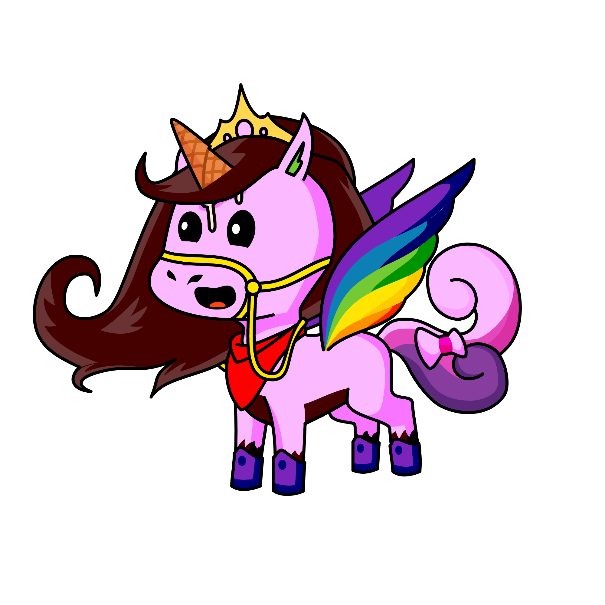 rainboow, the unicorn
