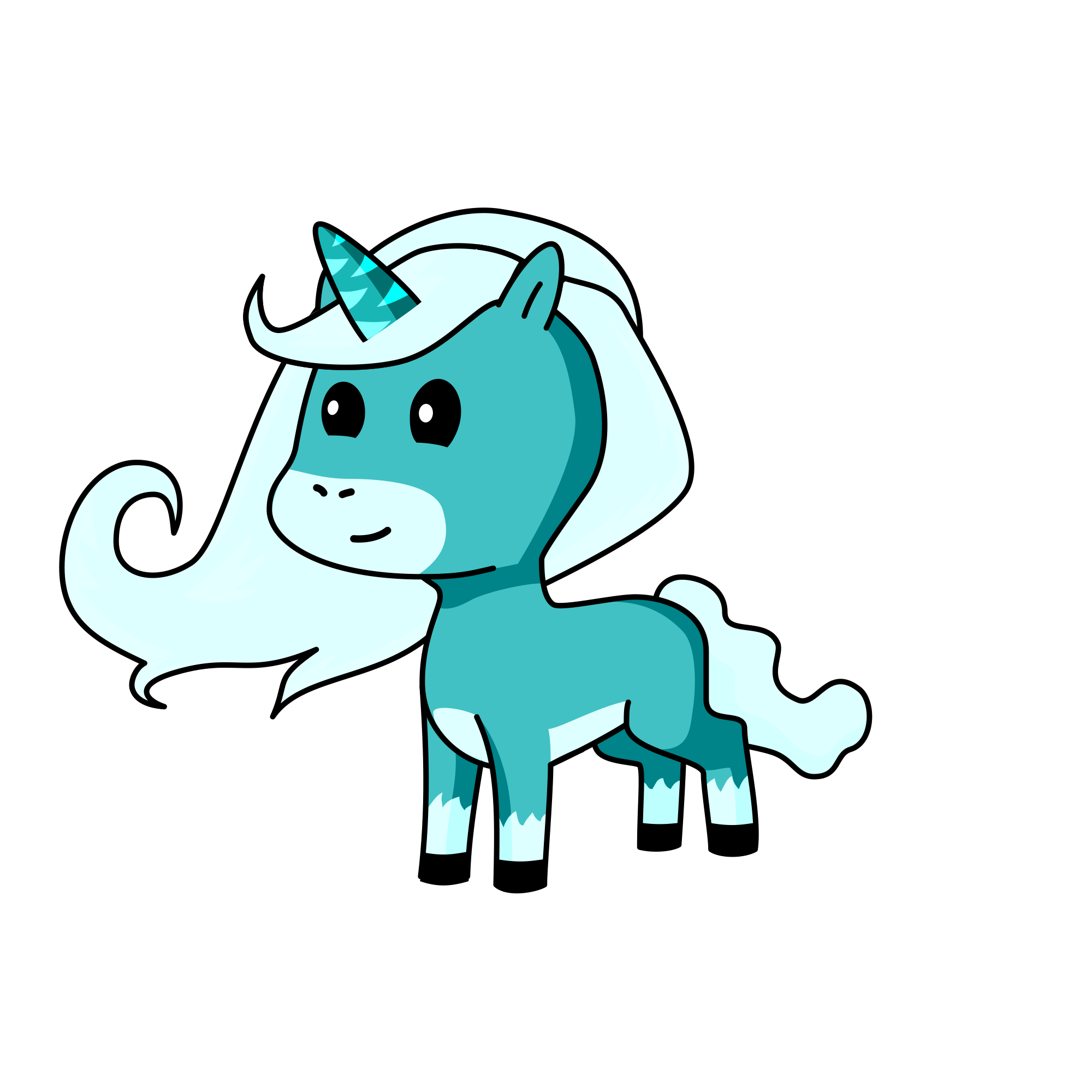 Ice wander, the unicorn
