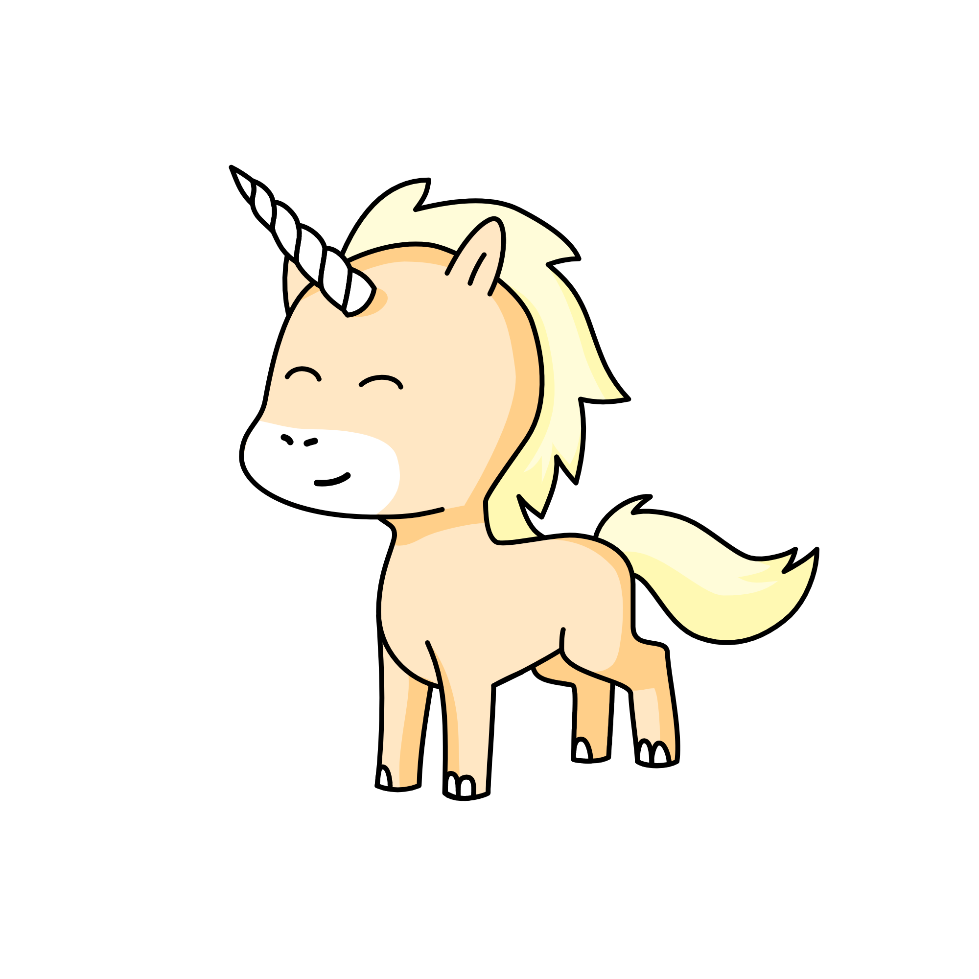 Cream, the unicorn