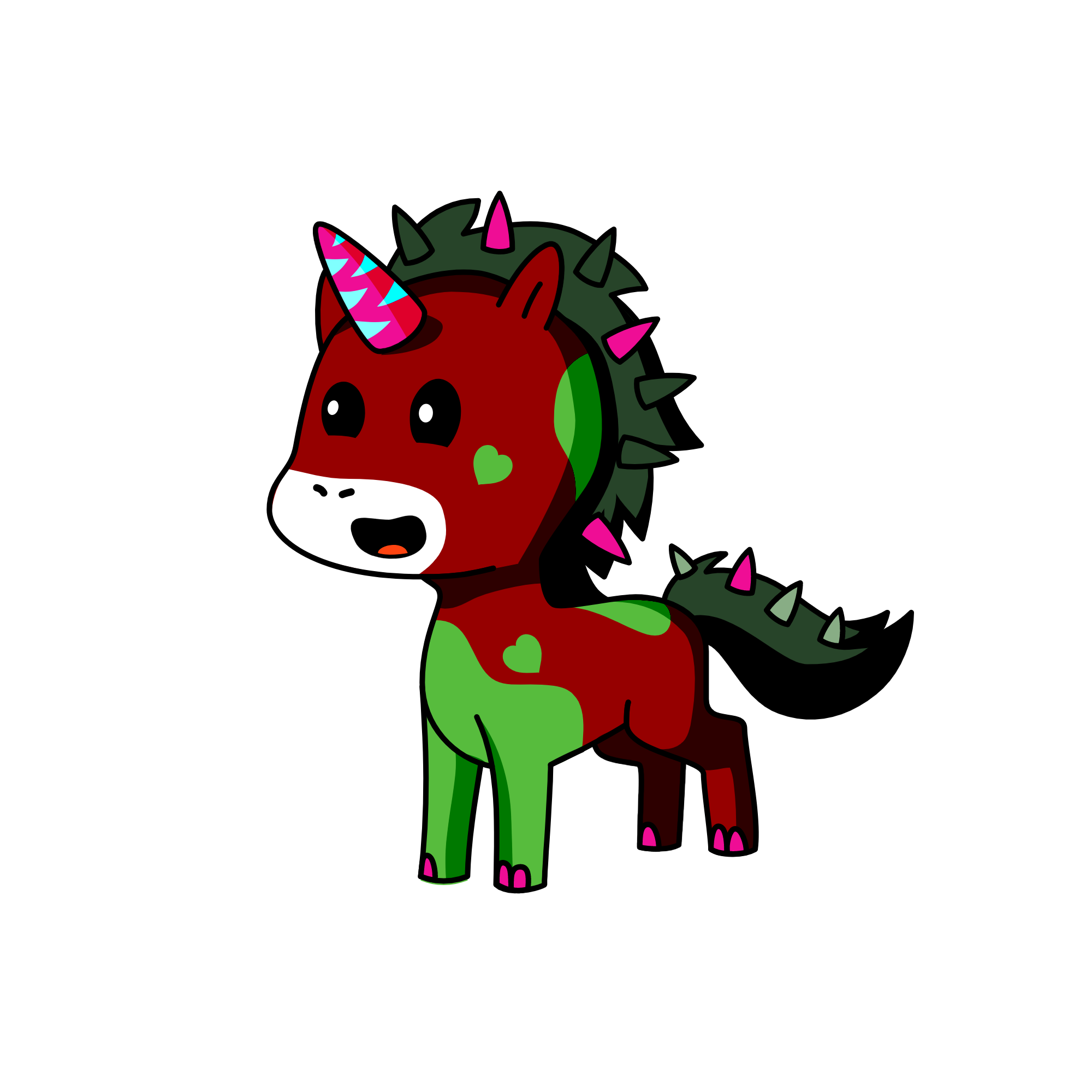 Spike, the unicorn
