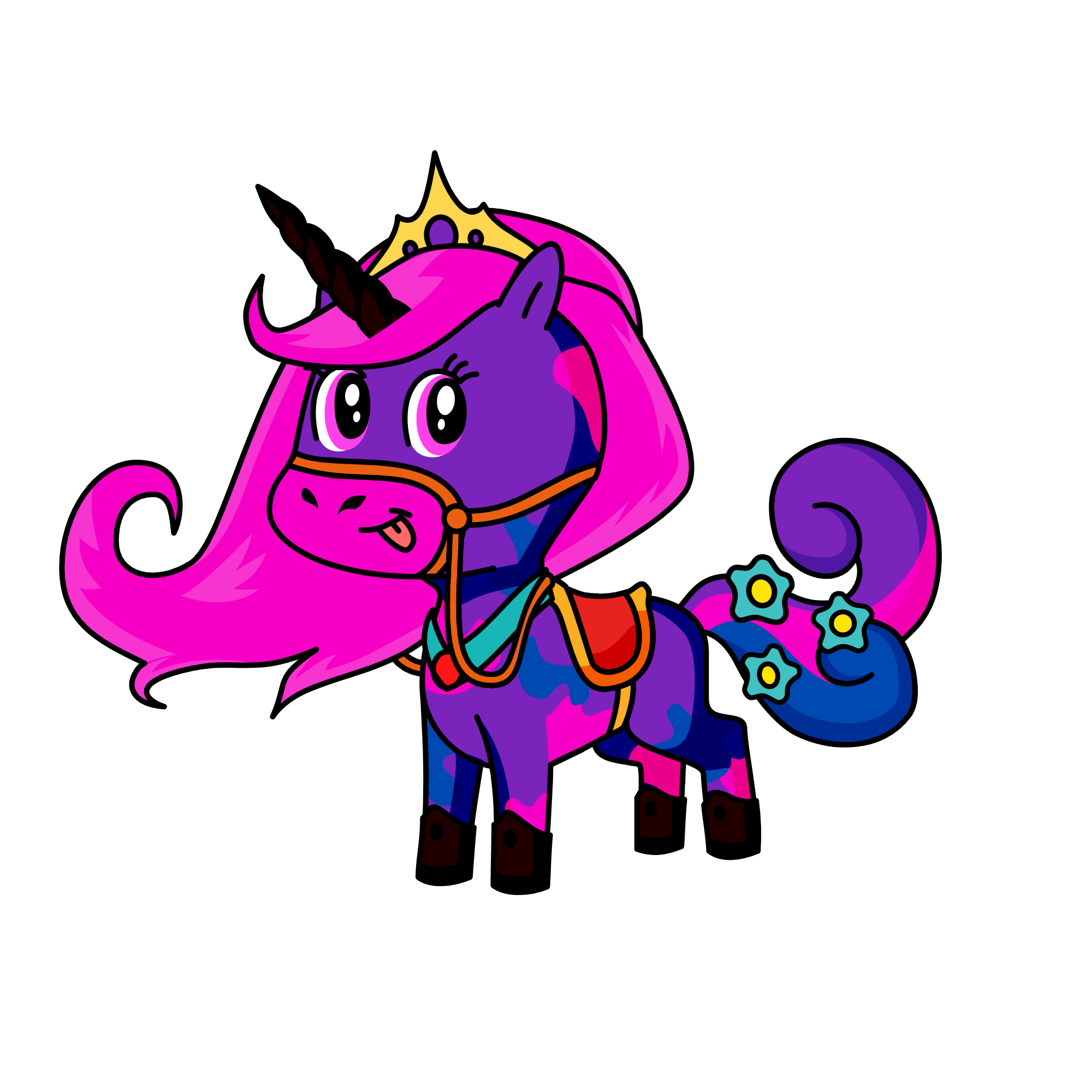 Snow, the unicorn