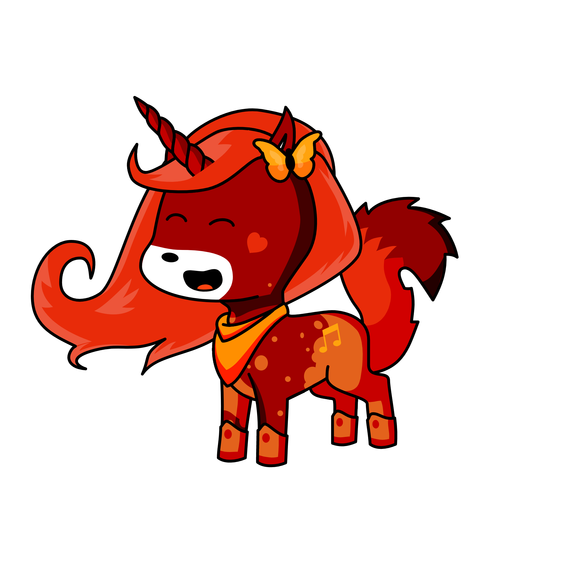 Flameblade, the unicorn
