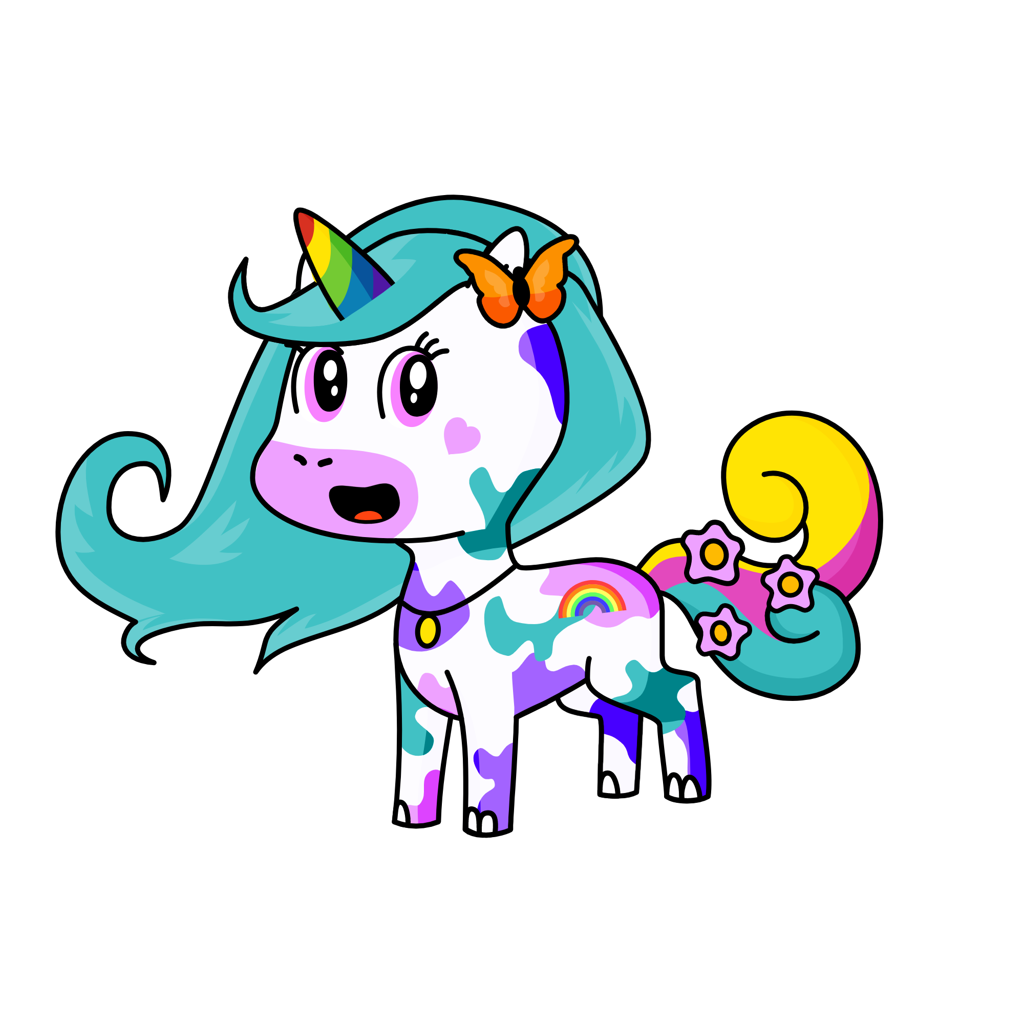 papa caliente, the unicorn