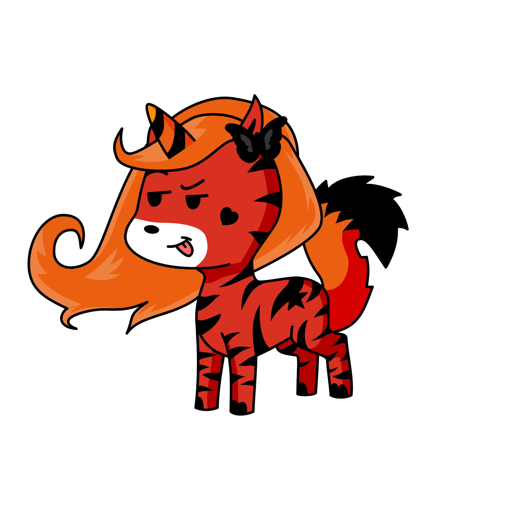 Tigerfox, the unicorn