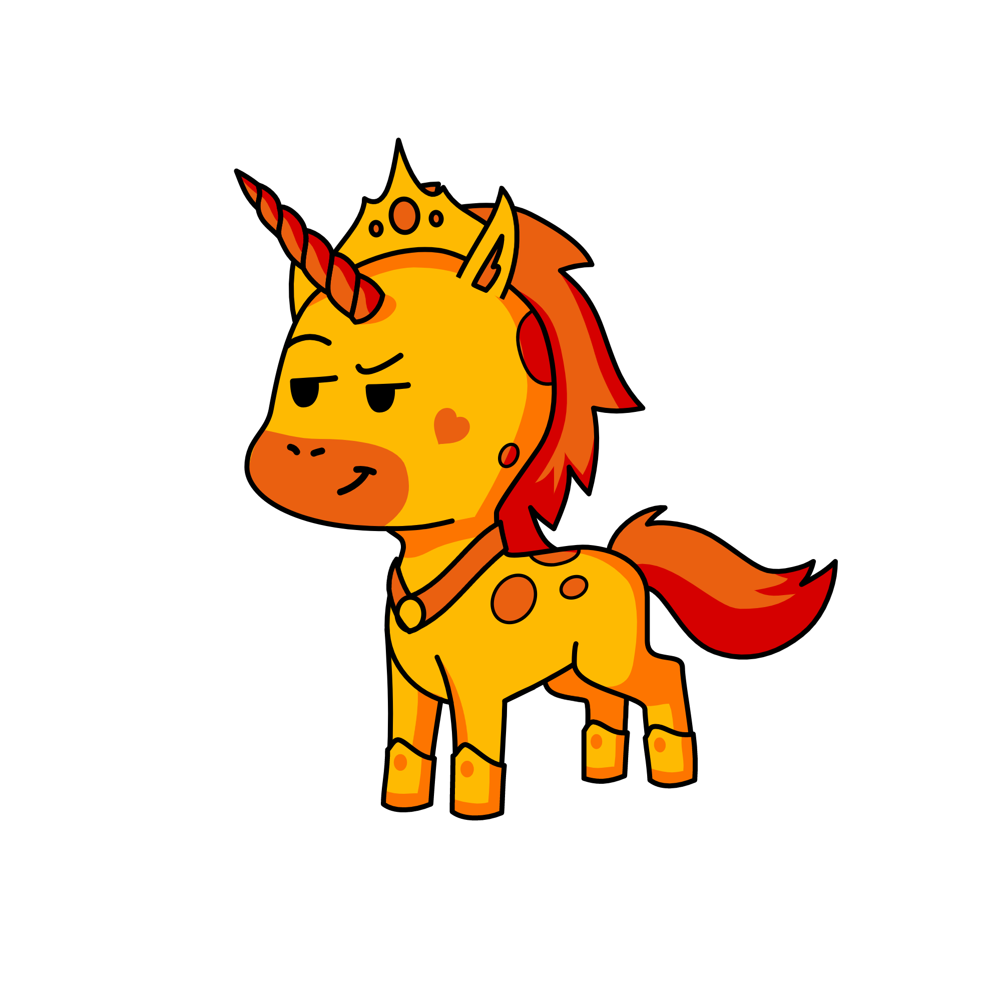 desert queen , the unicorn