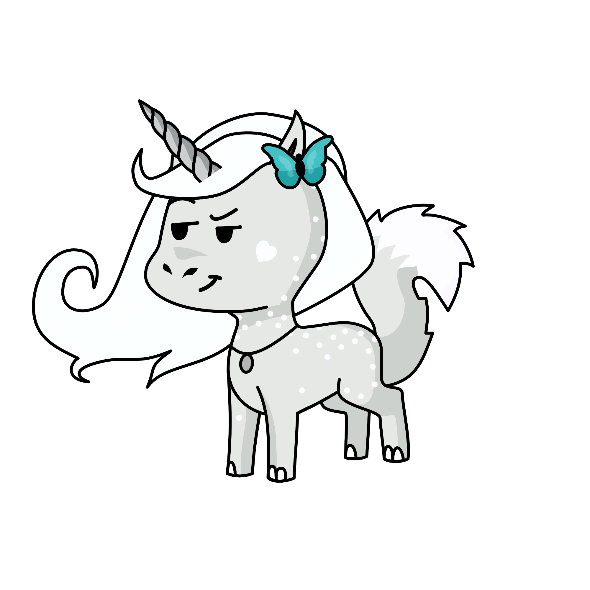 Snow, the unicorn