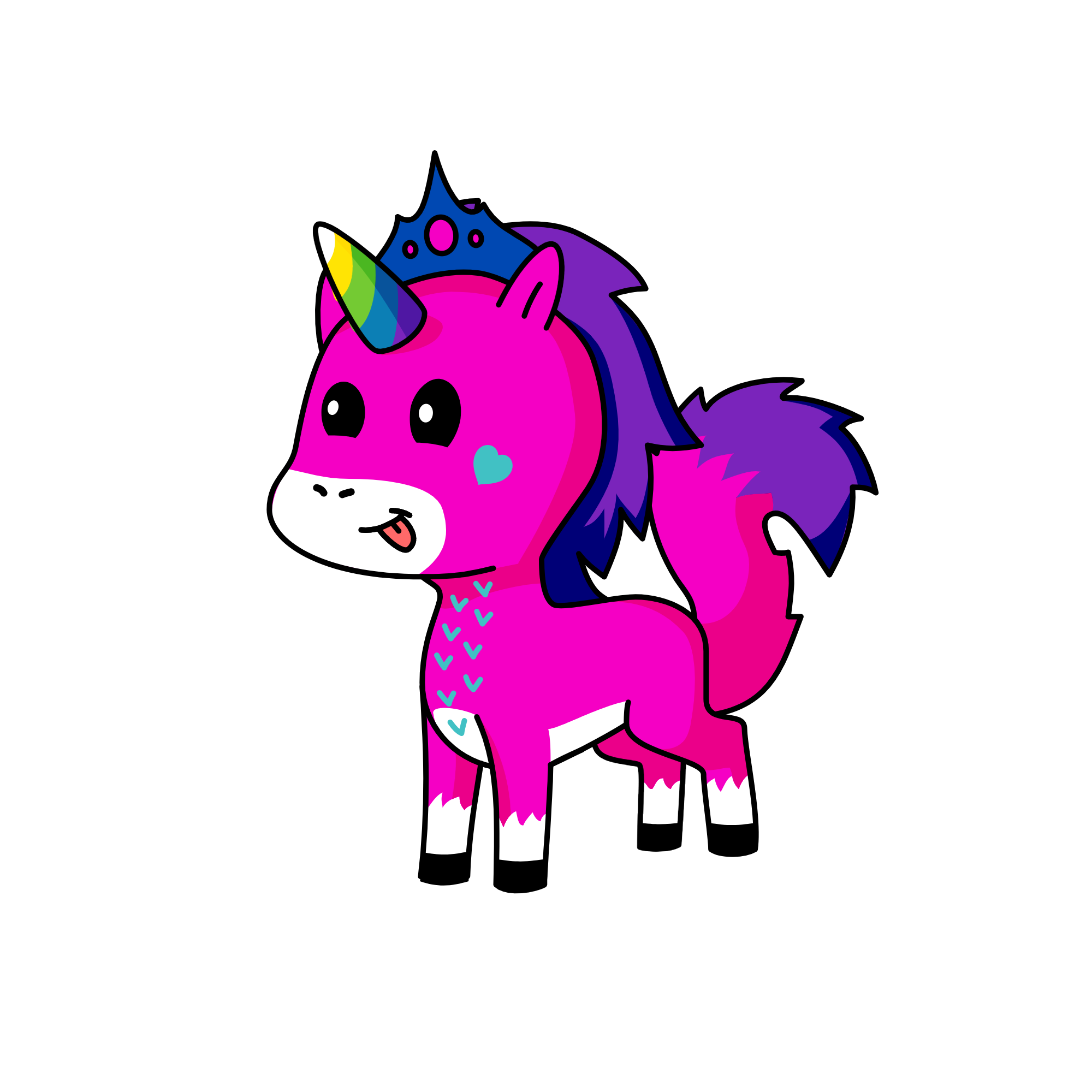 rainbow pop, the unicorn