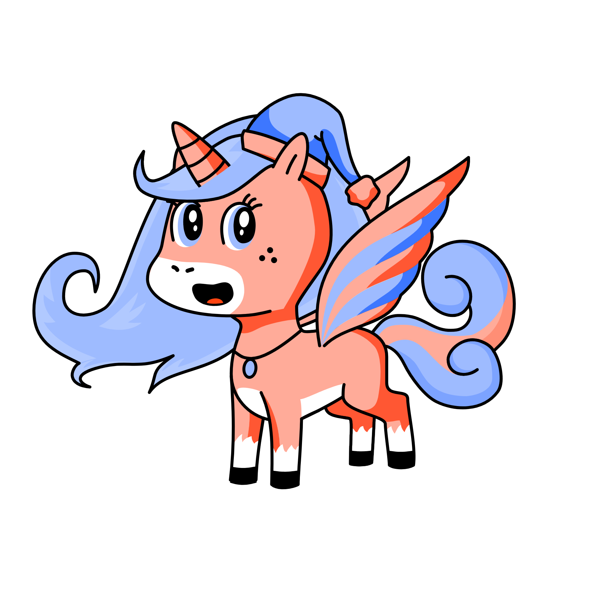 fairy floss, the unicorn