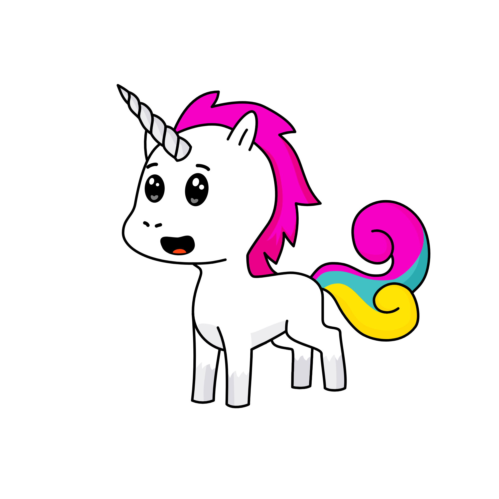 Pom Pom, the unicorn