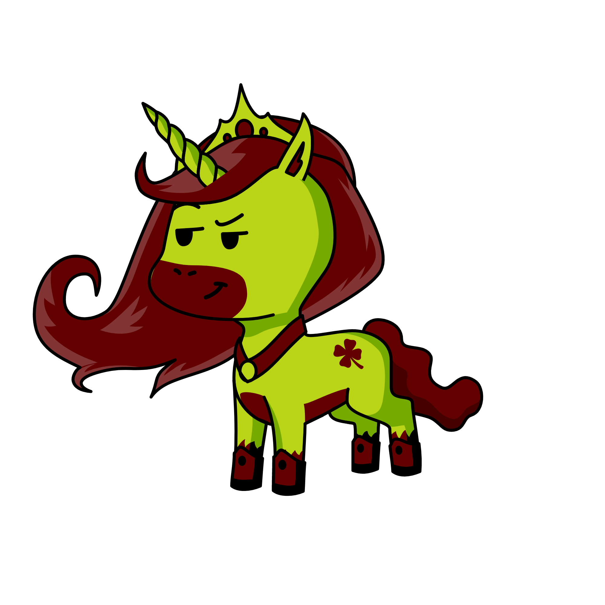 forest queen, the unicorn
