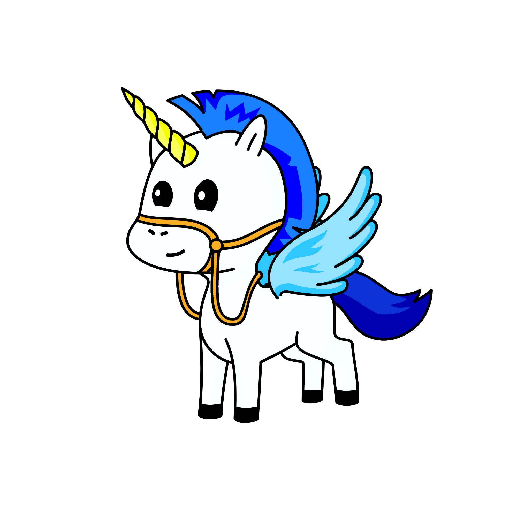 Pegasus, the unicorn