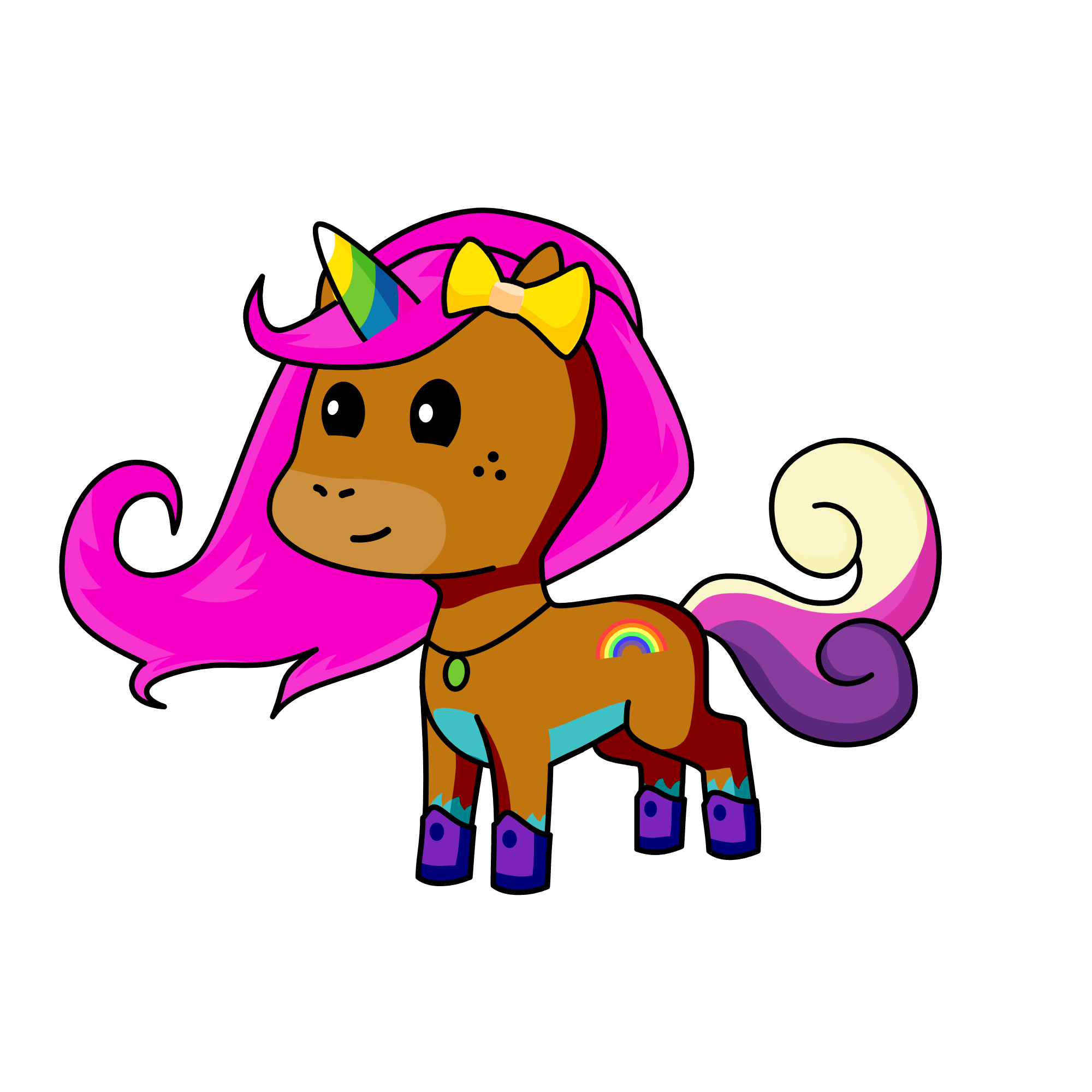 Rainbow Pie, the unicorn